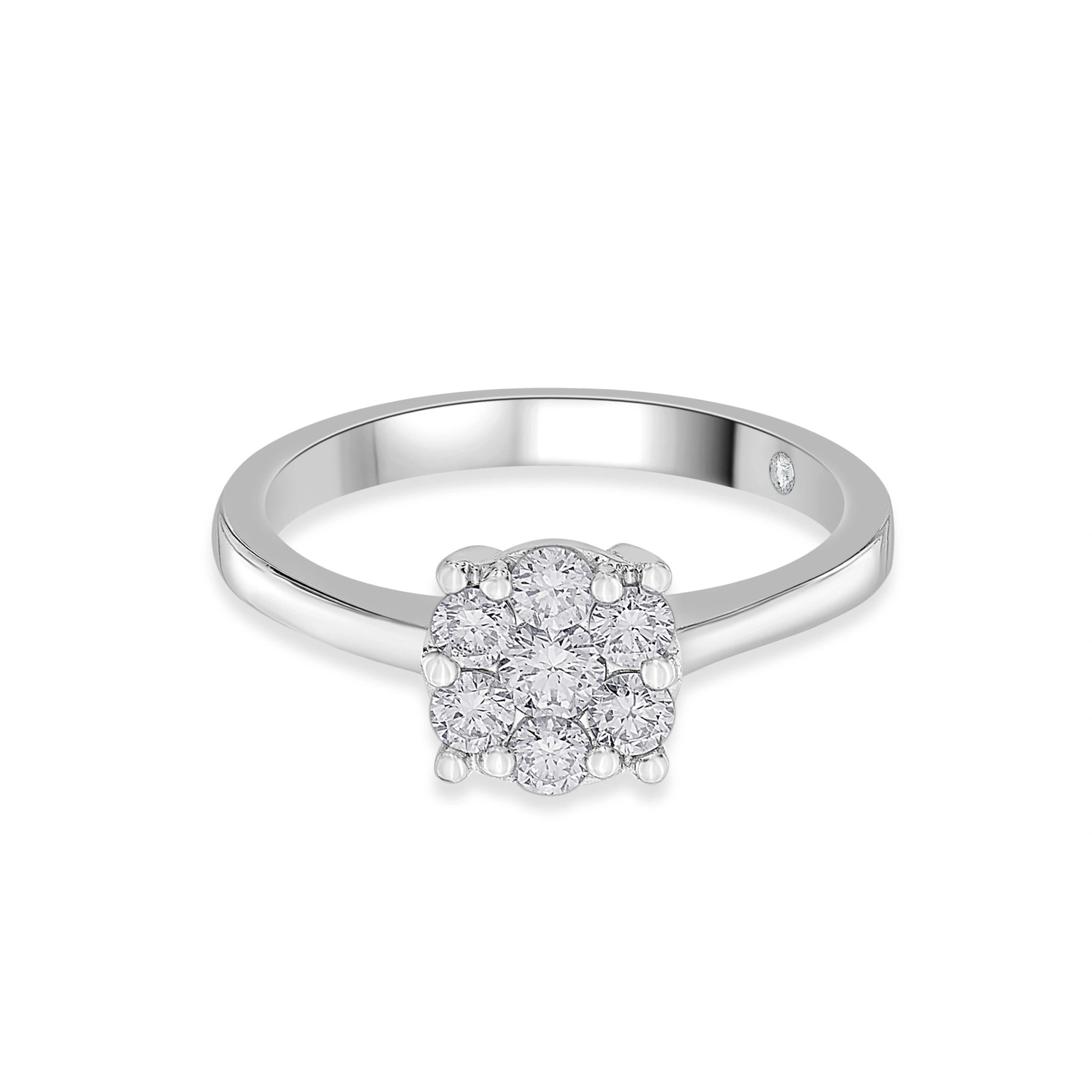 Frosted Bloom Radiance Ring