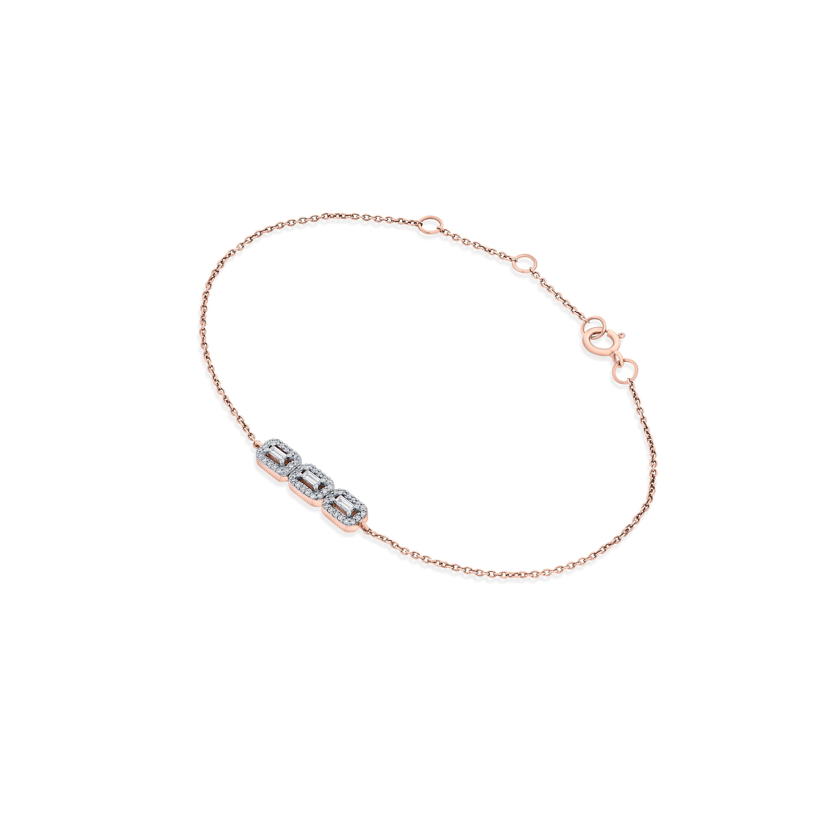 Classic Trilight Spark Bracelet - Zen Diamond India