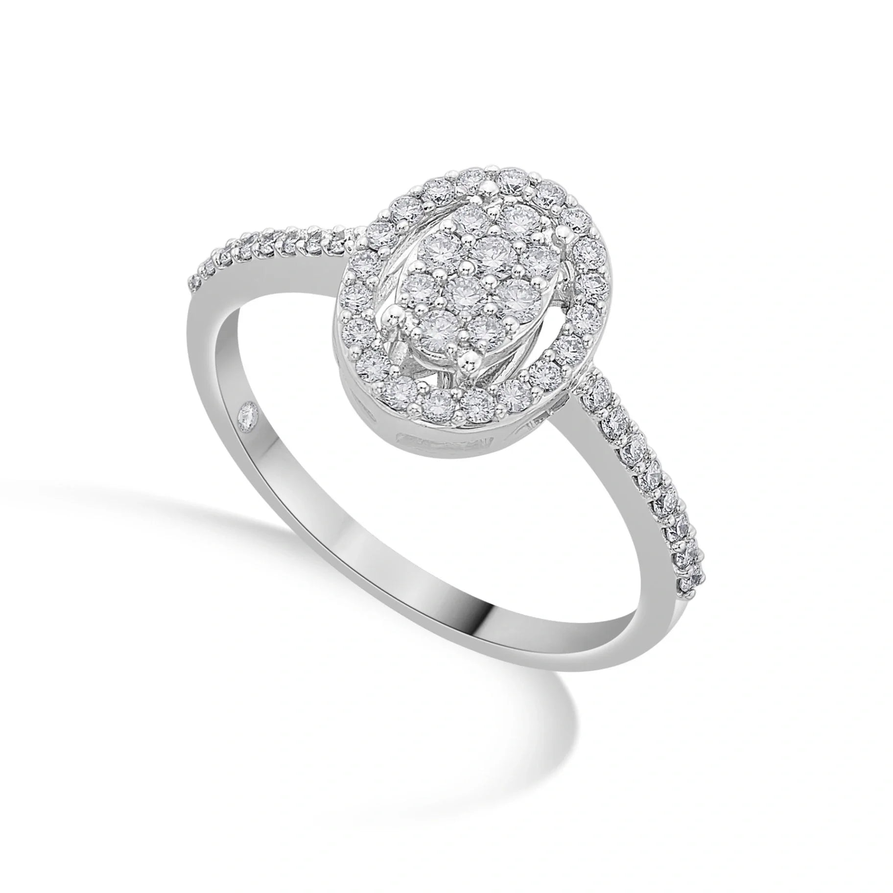 Sassy Eternal Spark Oval Ring - Zen Diamond India