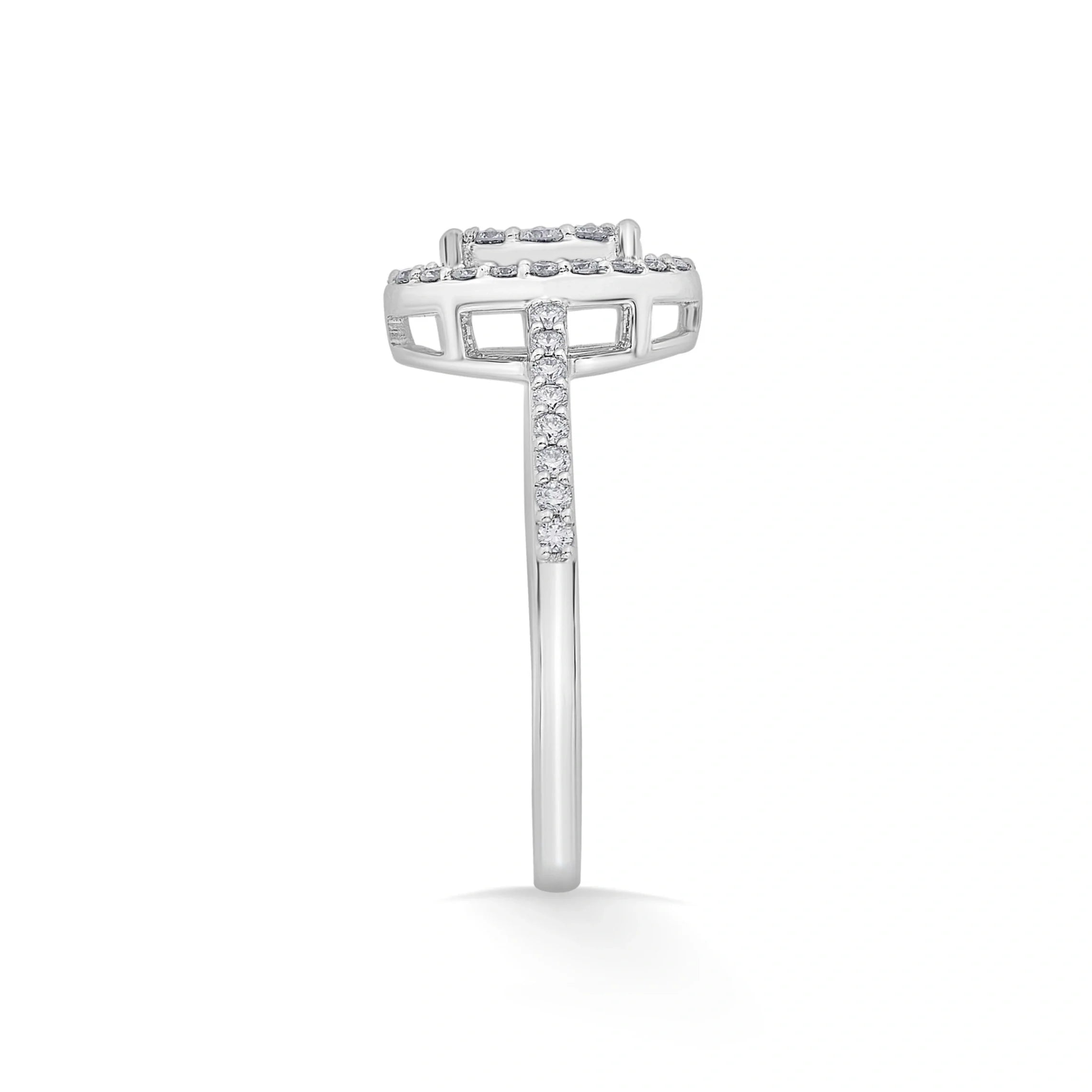 Sassy Eternal Spark Oval Ring - Zen Diamond India