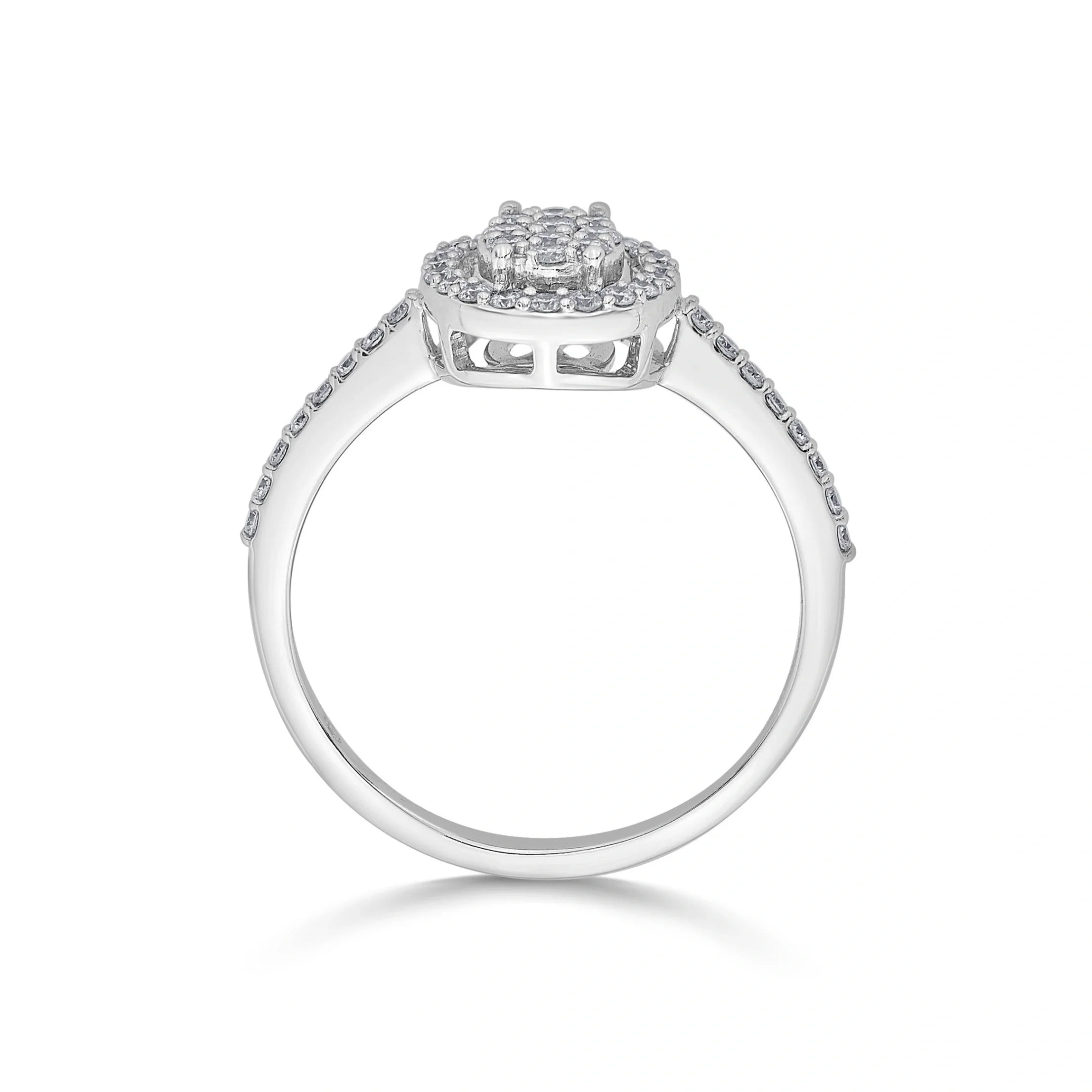 Sassy Eternal Spark Oval Ring - Zen Diamond India
