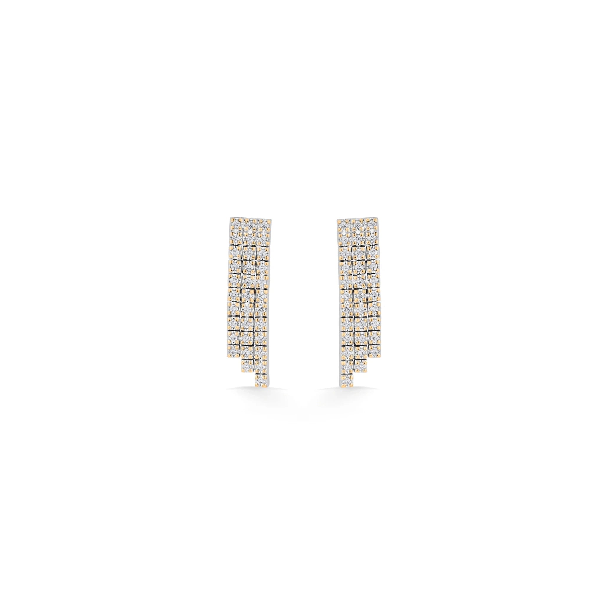 Solitaire Glitz Cascade Linear Drops - Zen Diamond India