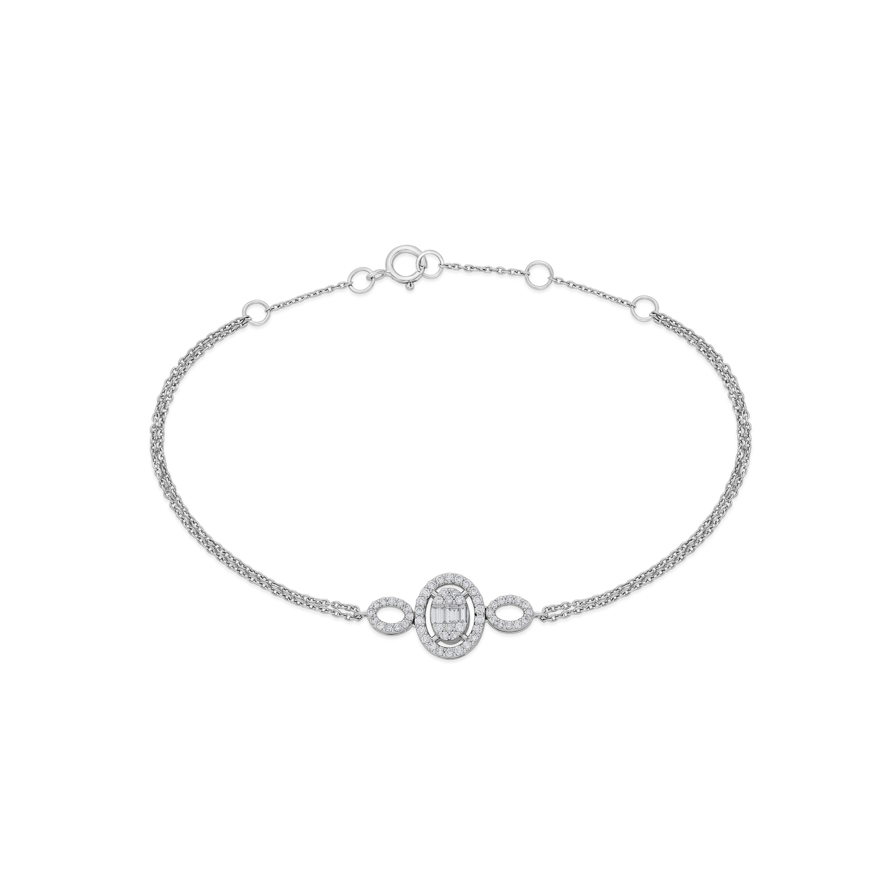 Classic Radiant Embrace Bracelet - Zen Diamond India