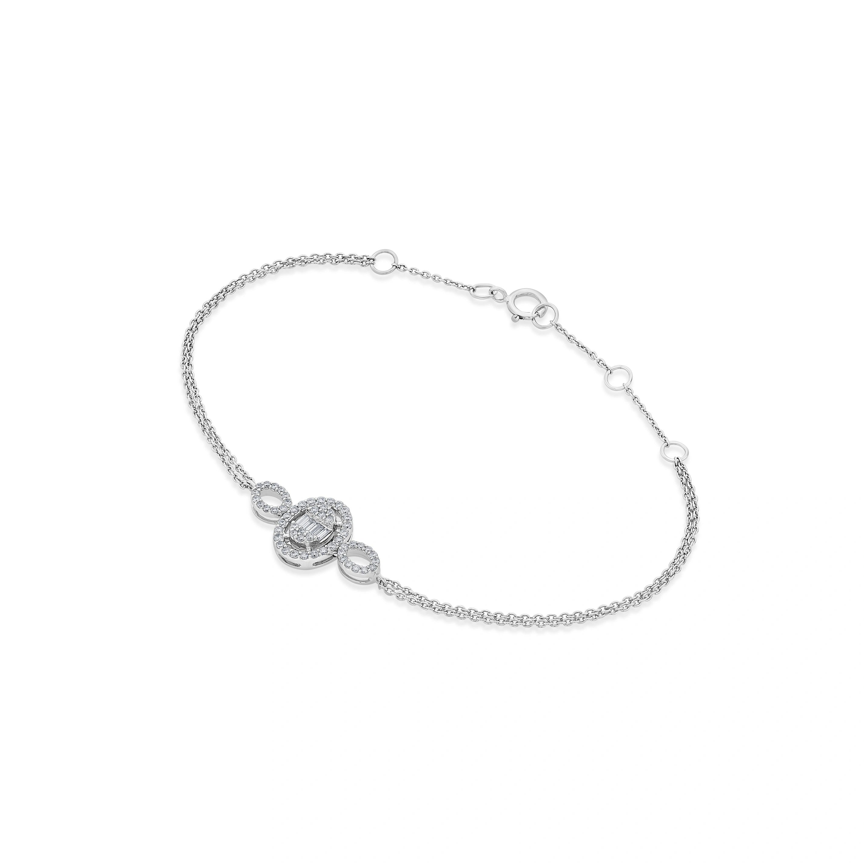 Classic Radiant Embrace Bracelet - Zen Diamond India