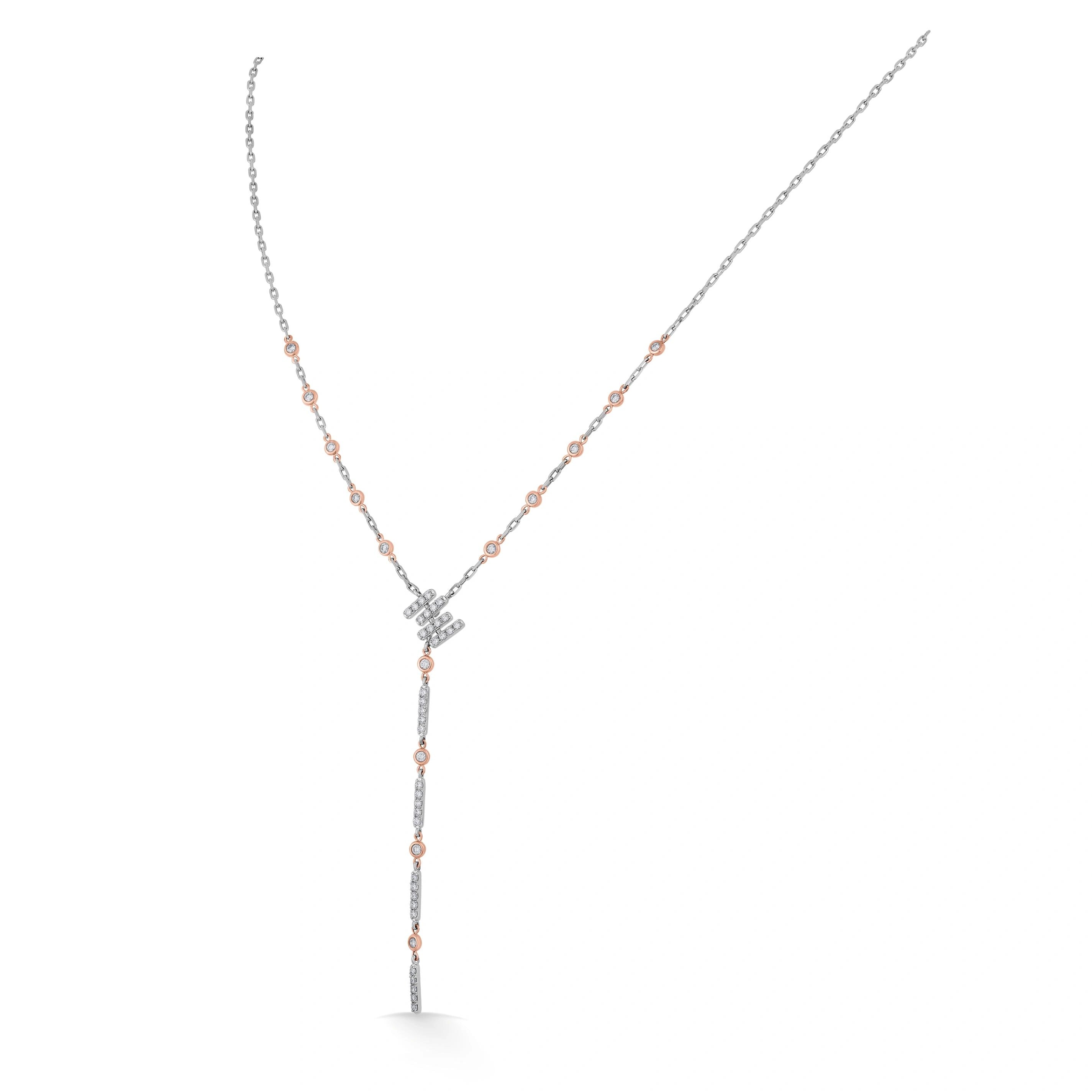 Deck Up Twilight Cascade Necklace - Zen Diamond India