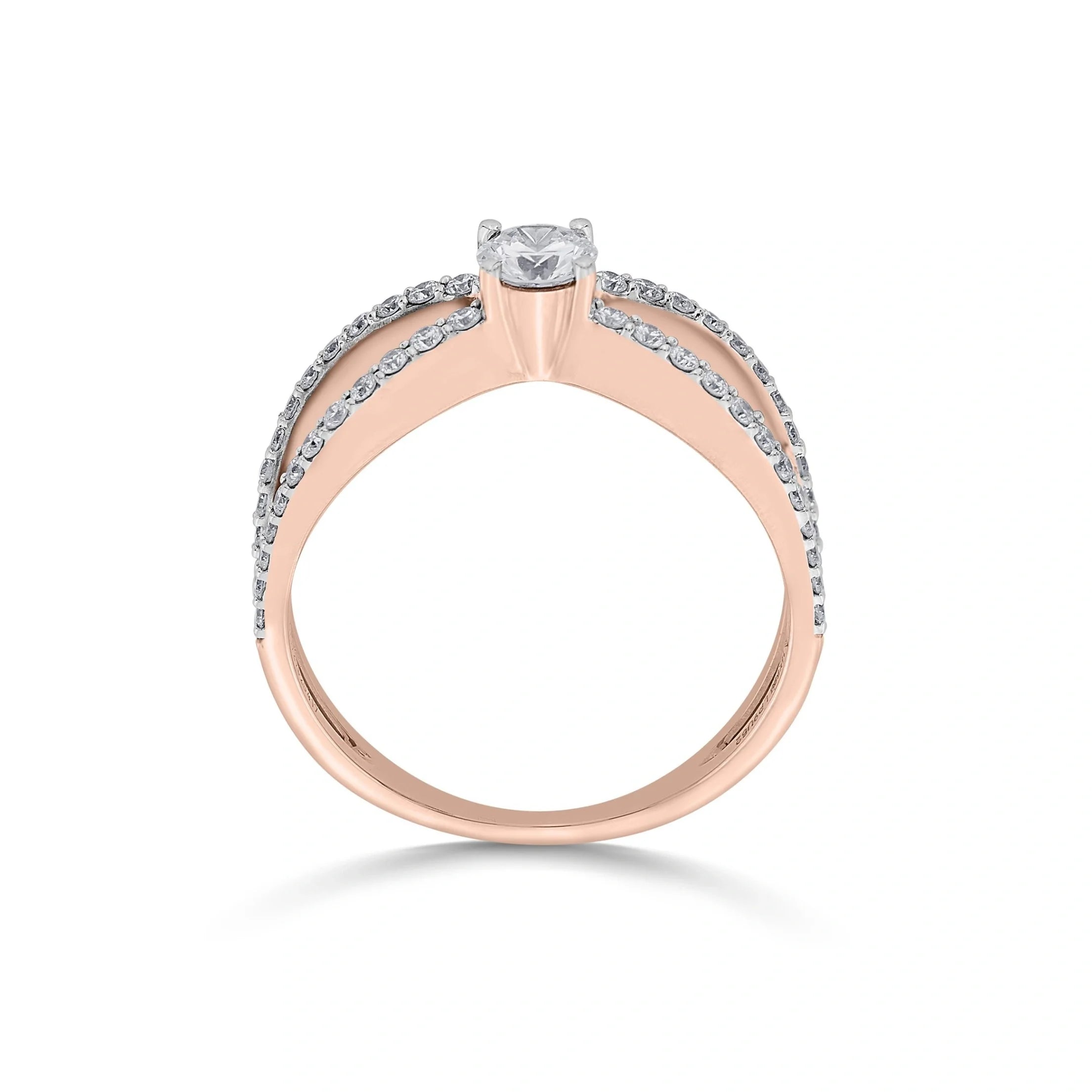 Sassy Celestial Bow Radiance Ring - Zen Diamond India