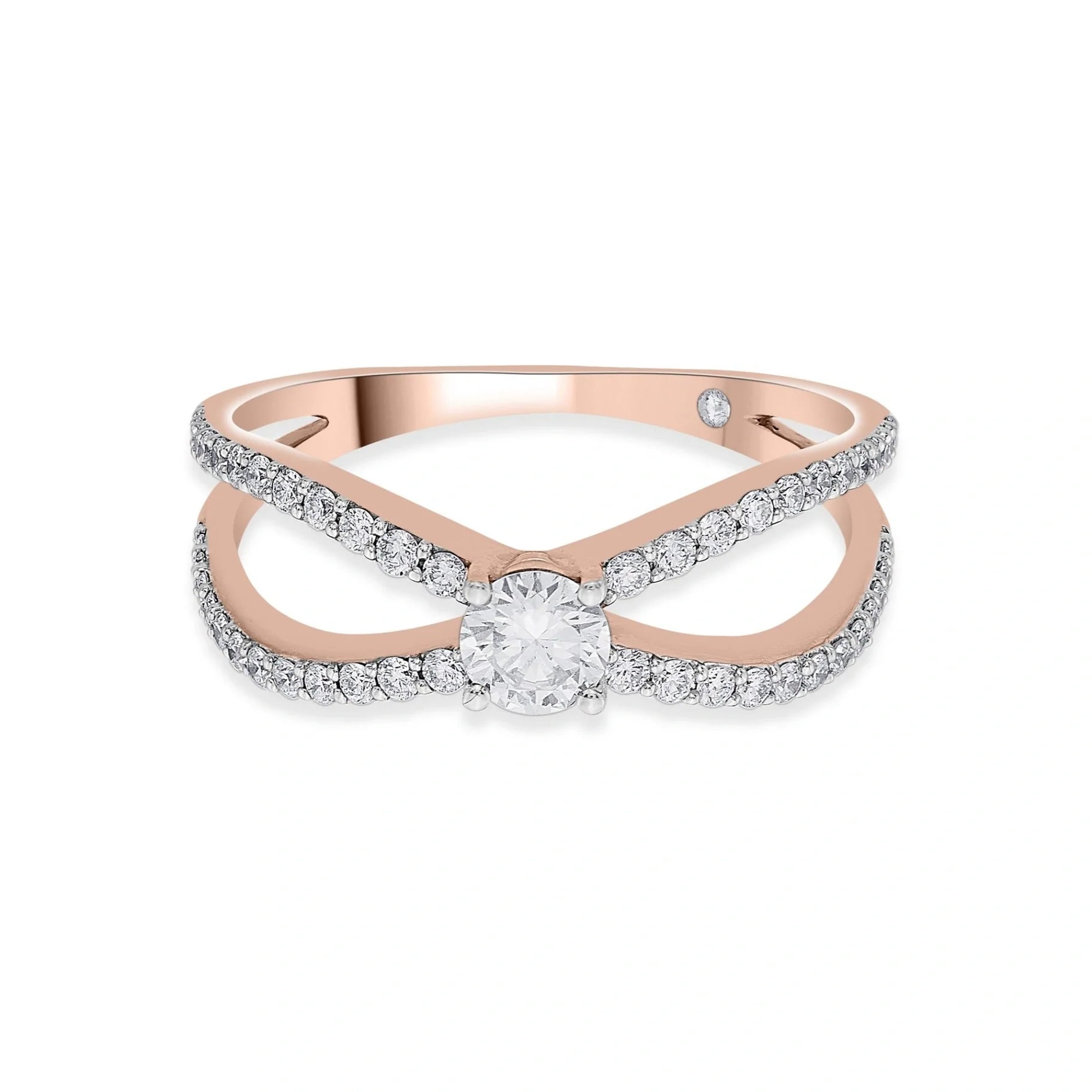 Sassy Celestial Bow Radiance Ring - Zen Diamond India