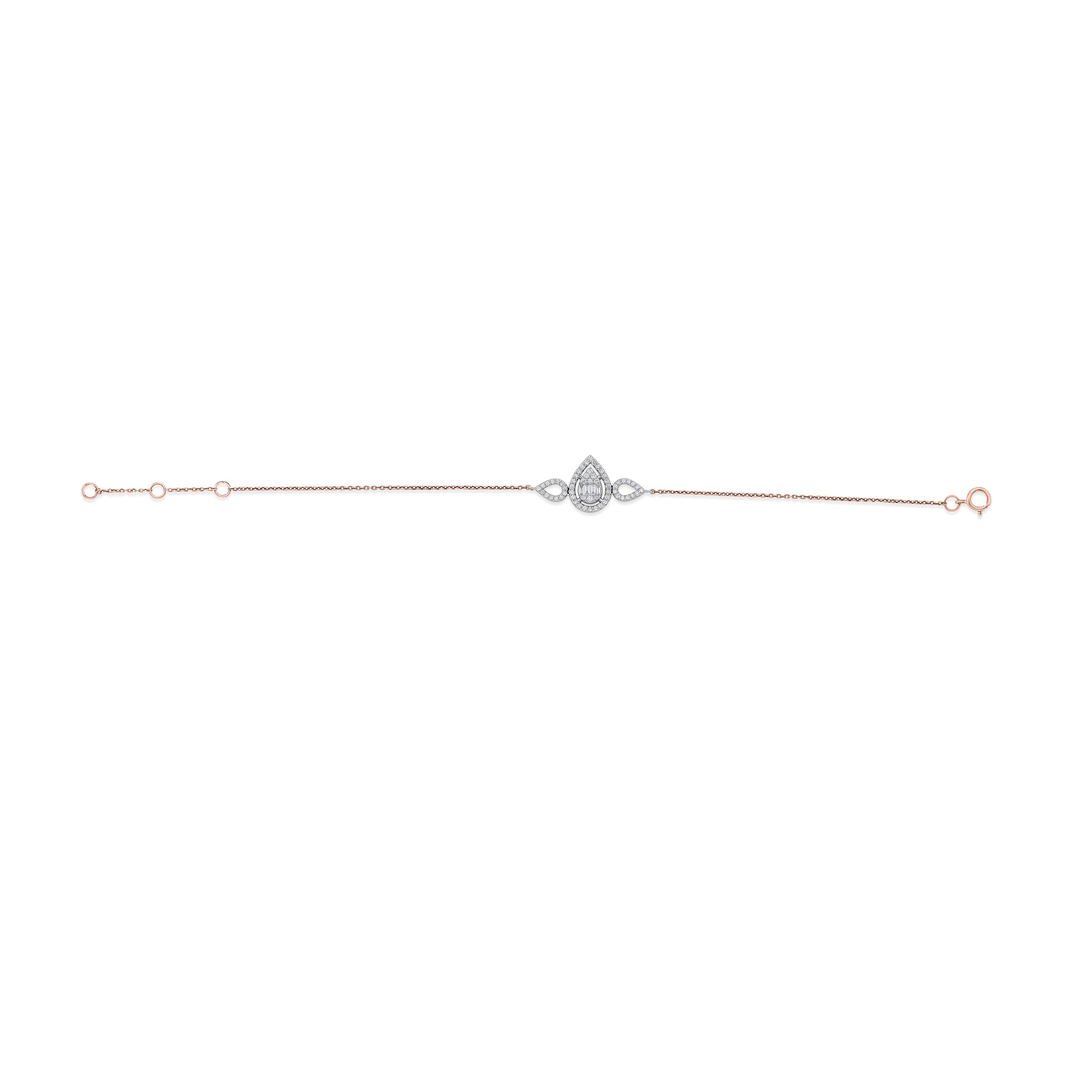 Classic Dewdrop Radiance Bracelet - Zen Diamond India