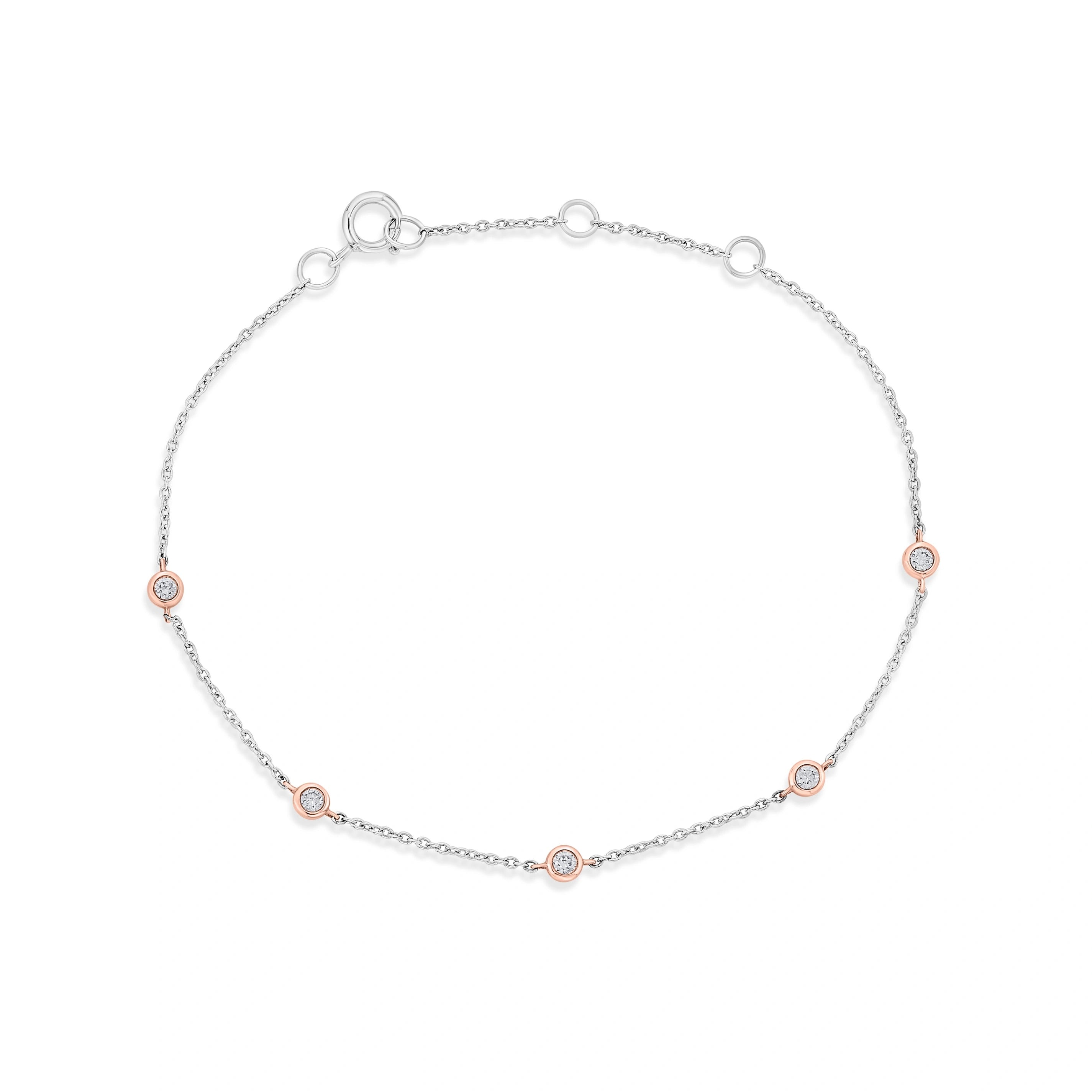Deck Up Glimmer Line Bracelet - Zen Diamond India