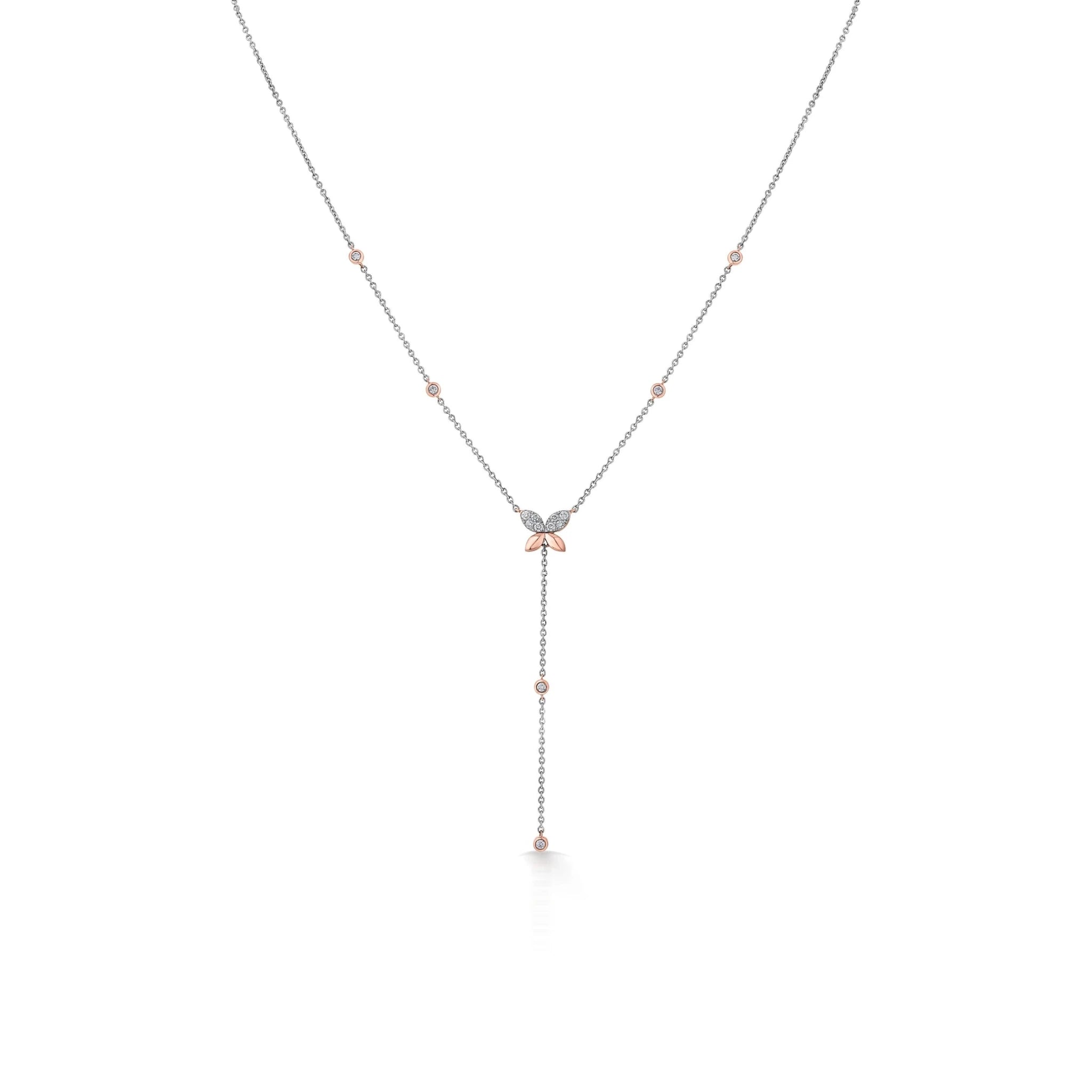 Deck Up Butterfly Necklace - Zen Diamond India
