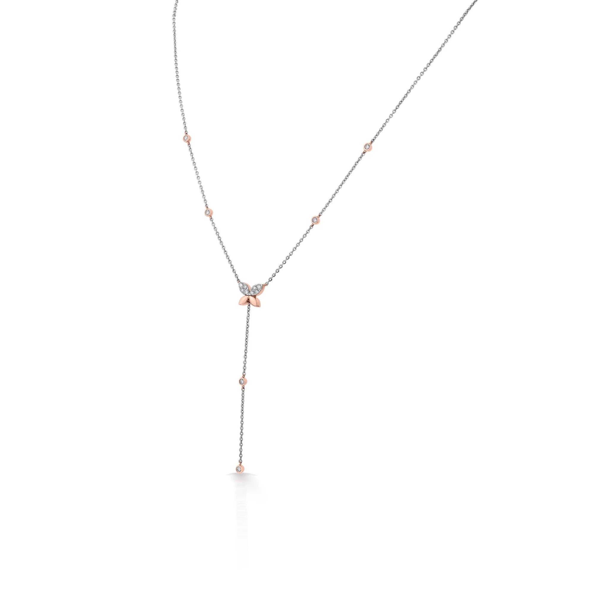 Deck Up Butterfly Necklace - Zen Diamond India