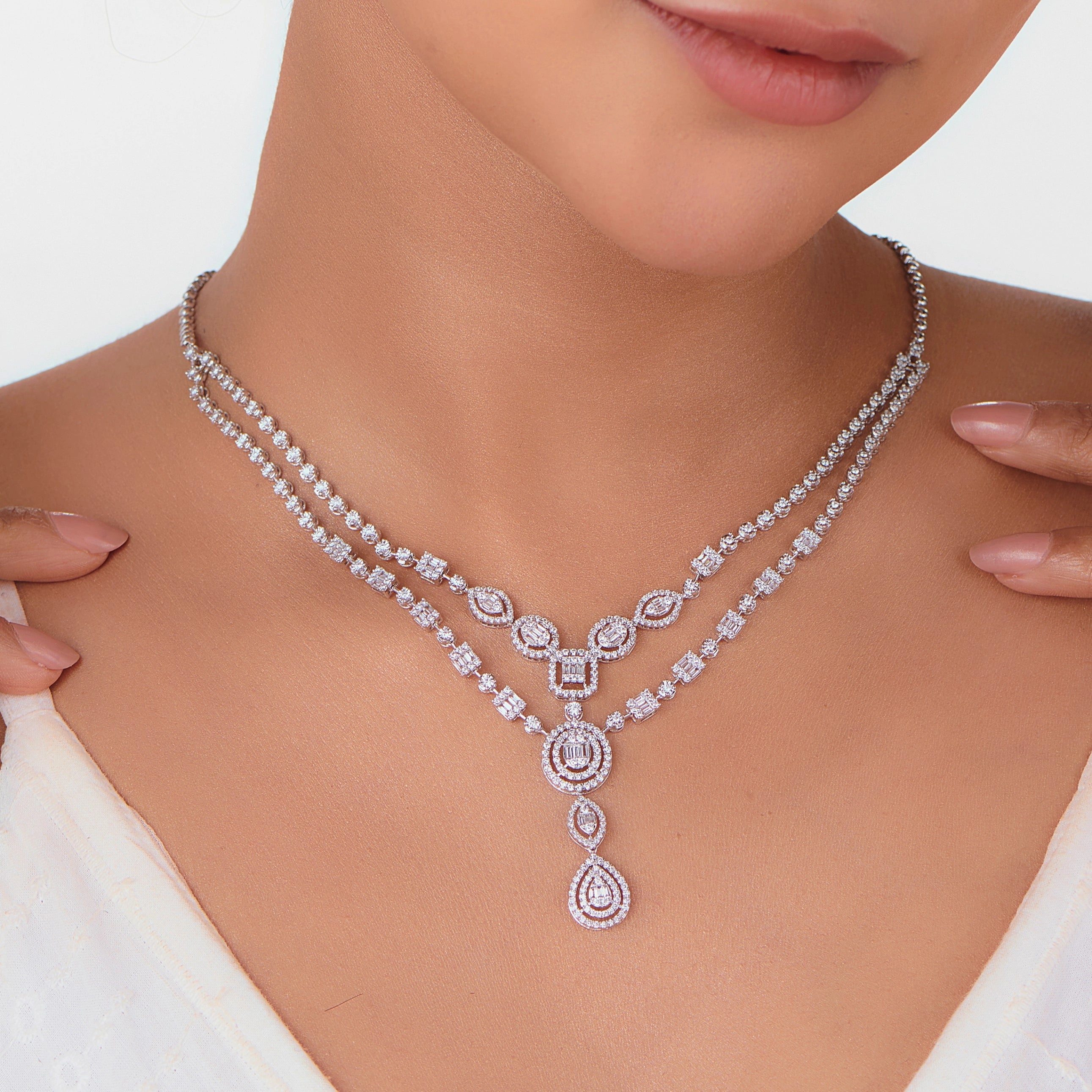 Enchante Royal Radiance Necklace - Zen Diamond India