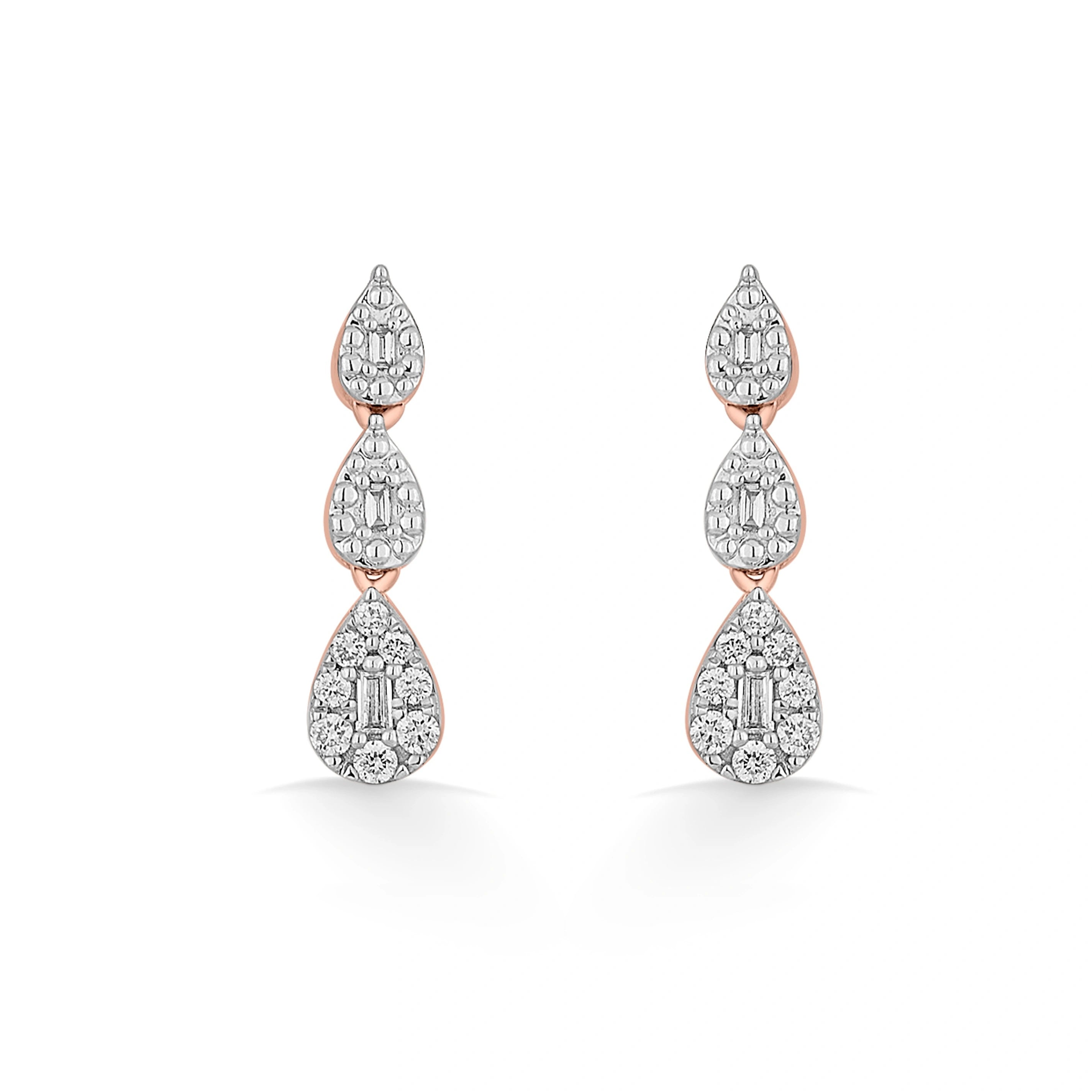 Classic Cascading Dew Drops - Zen Diamond India