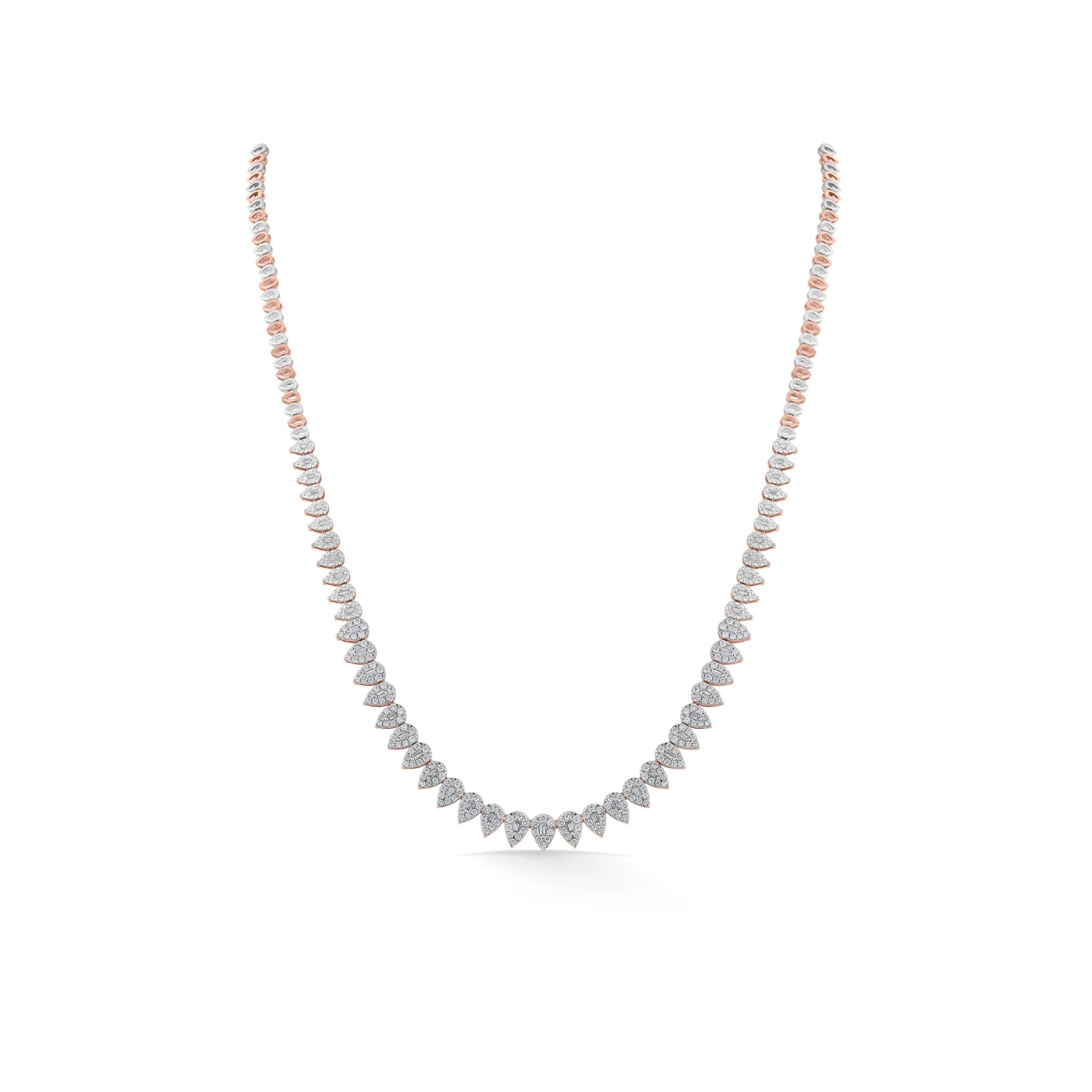 Rosé Crown Diamond Majesty Necklace - Zen Diamond India