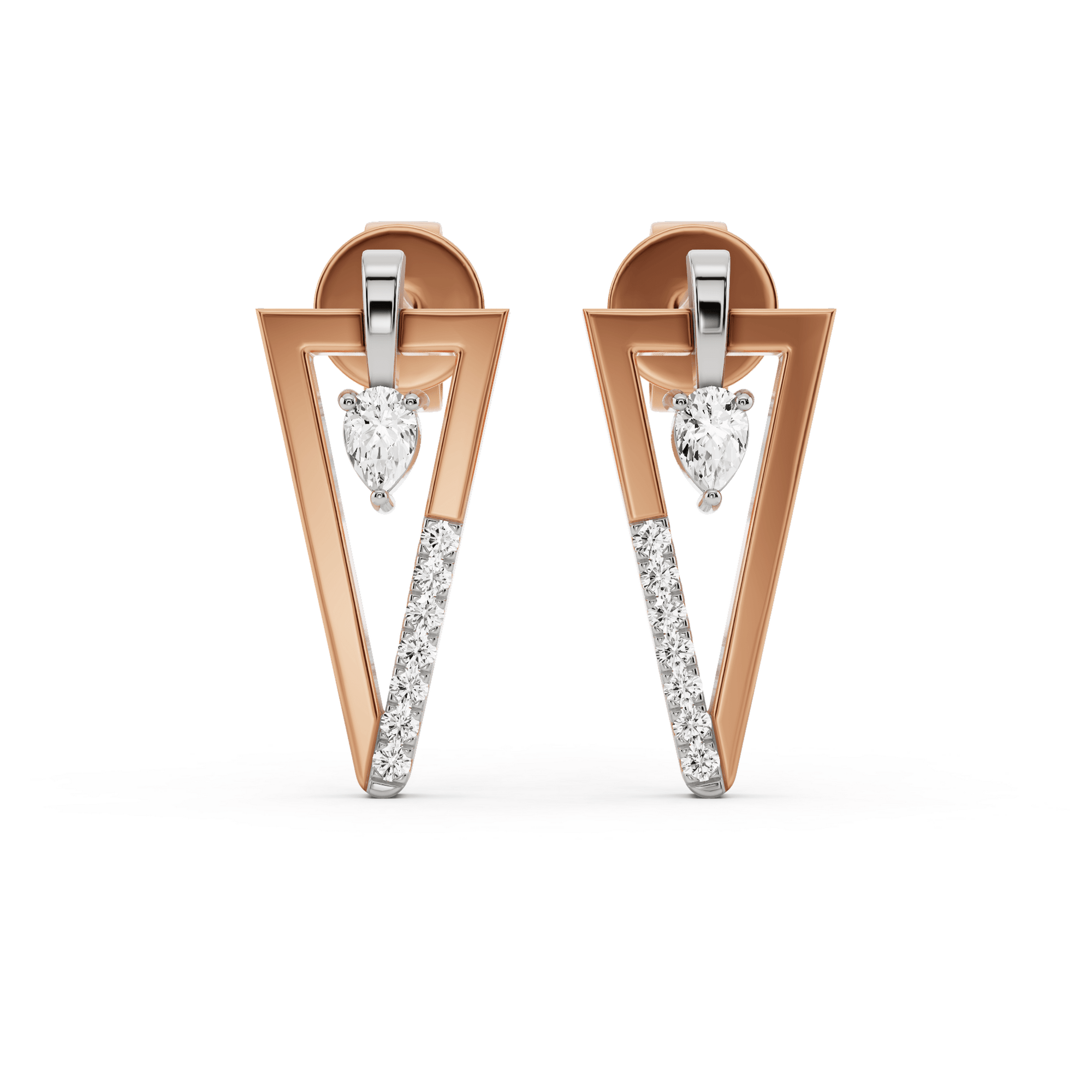 Seven Up Trigonal Earrings