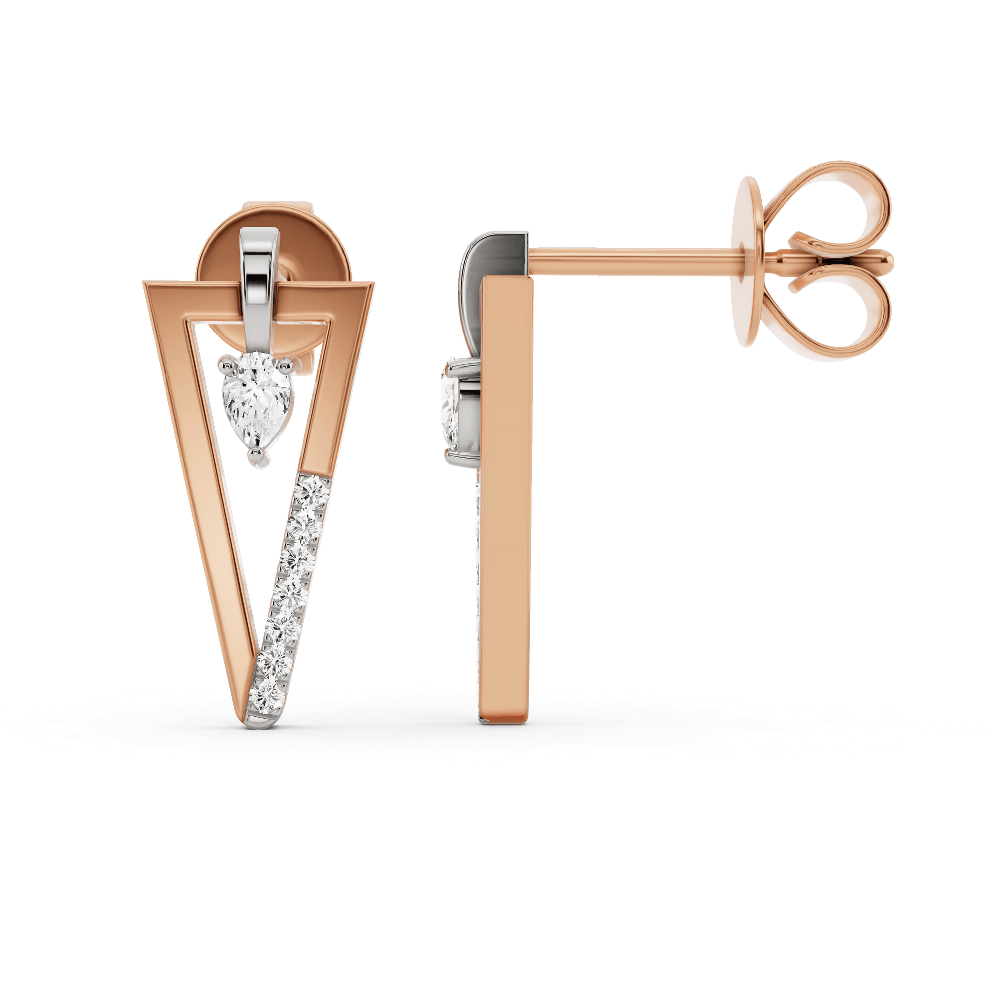 Seven Up Trigonal Earrings
