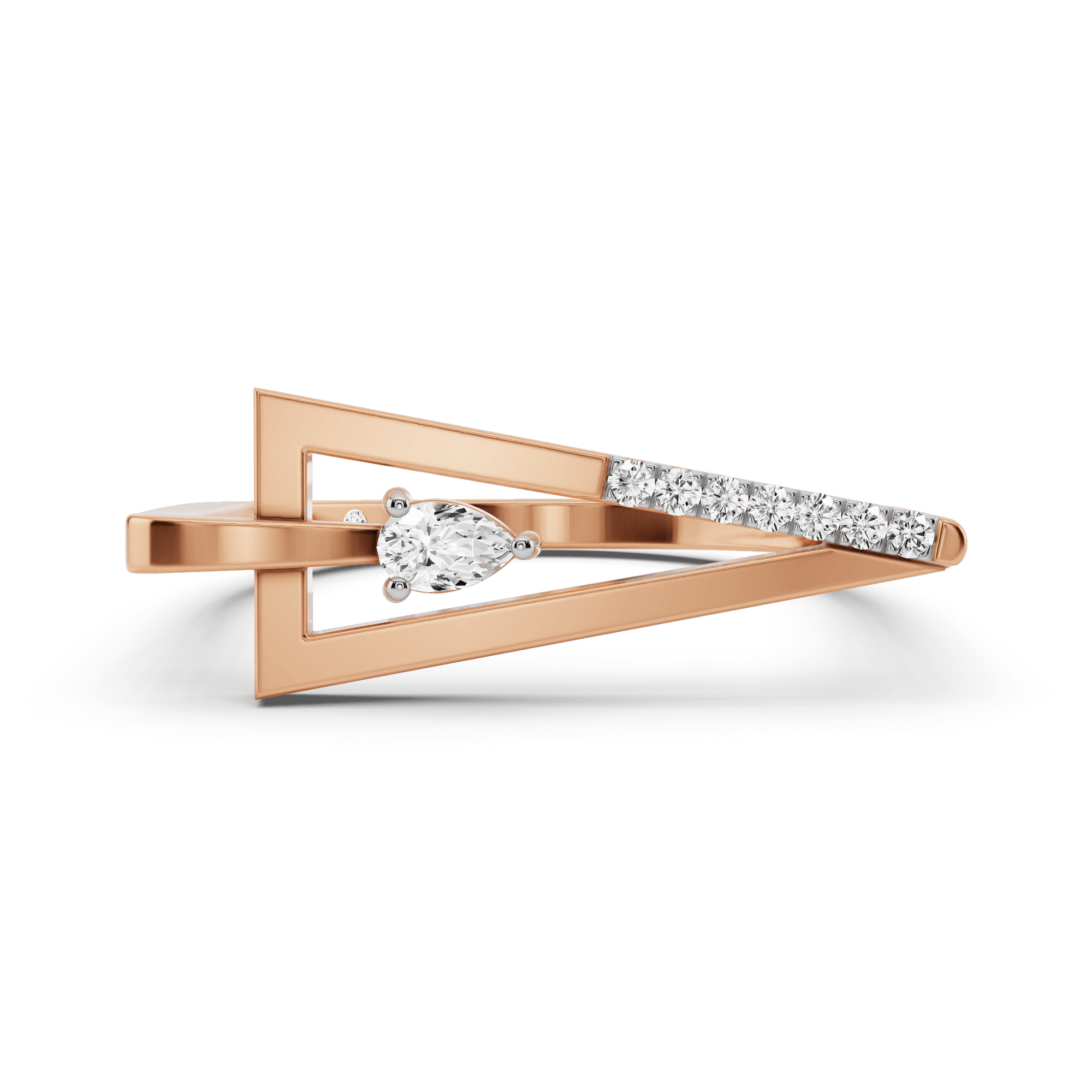 Seven Up Trigonal Ring