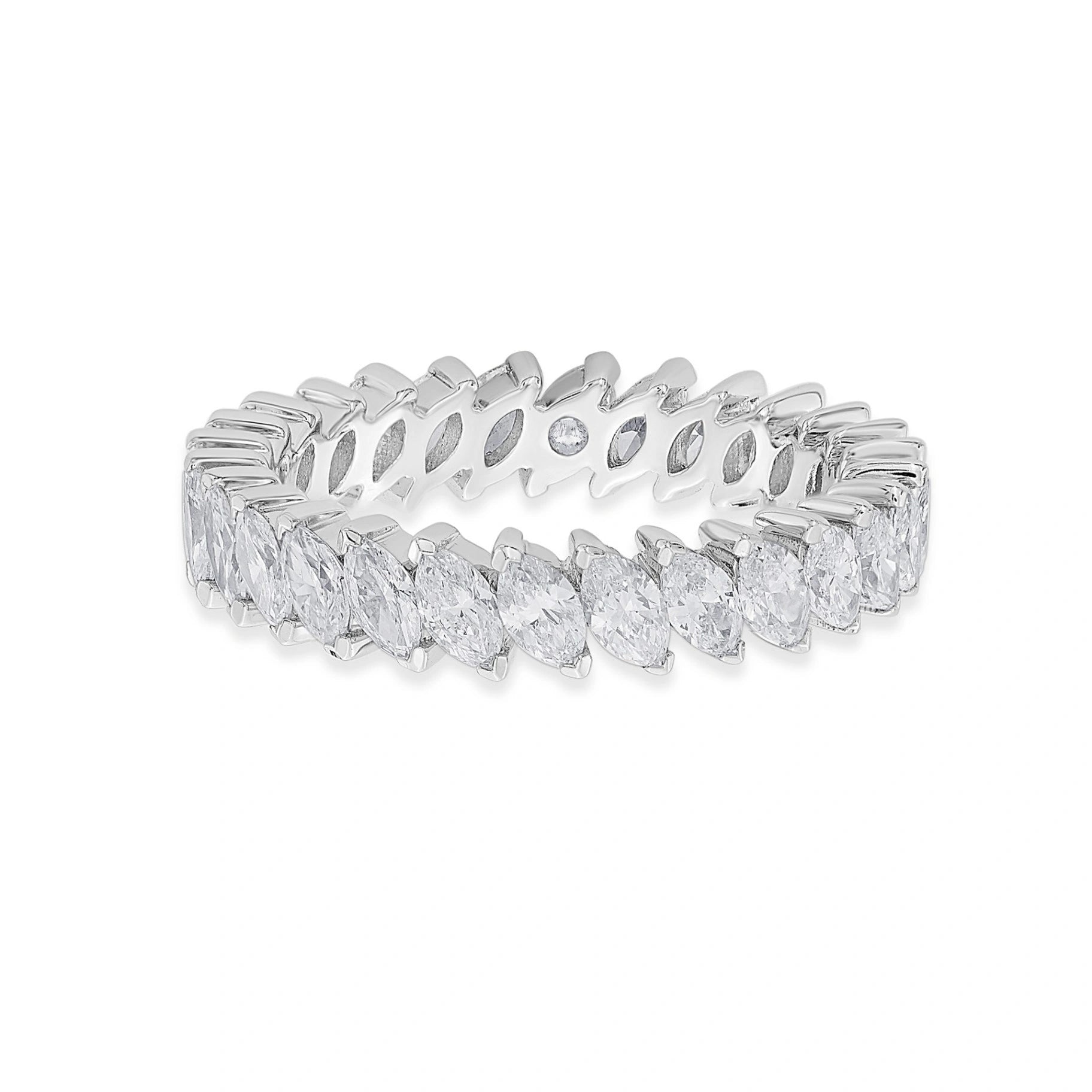 Solitaire Regal Spark Eternity Ring - Zen Diamond India
