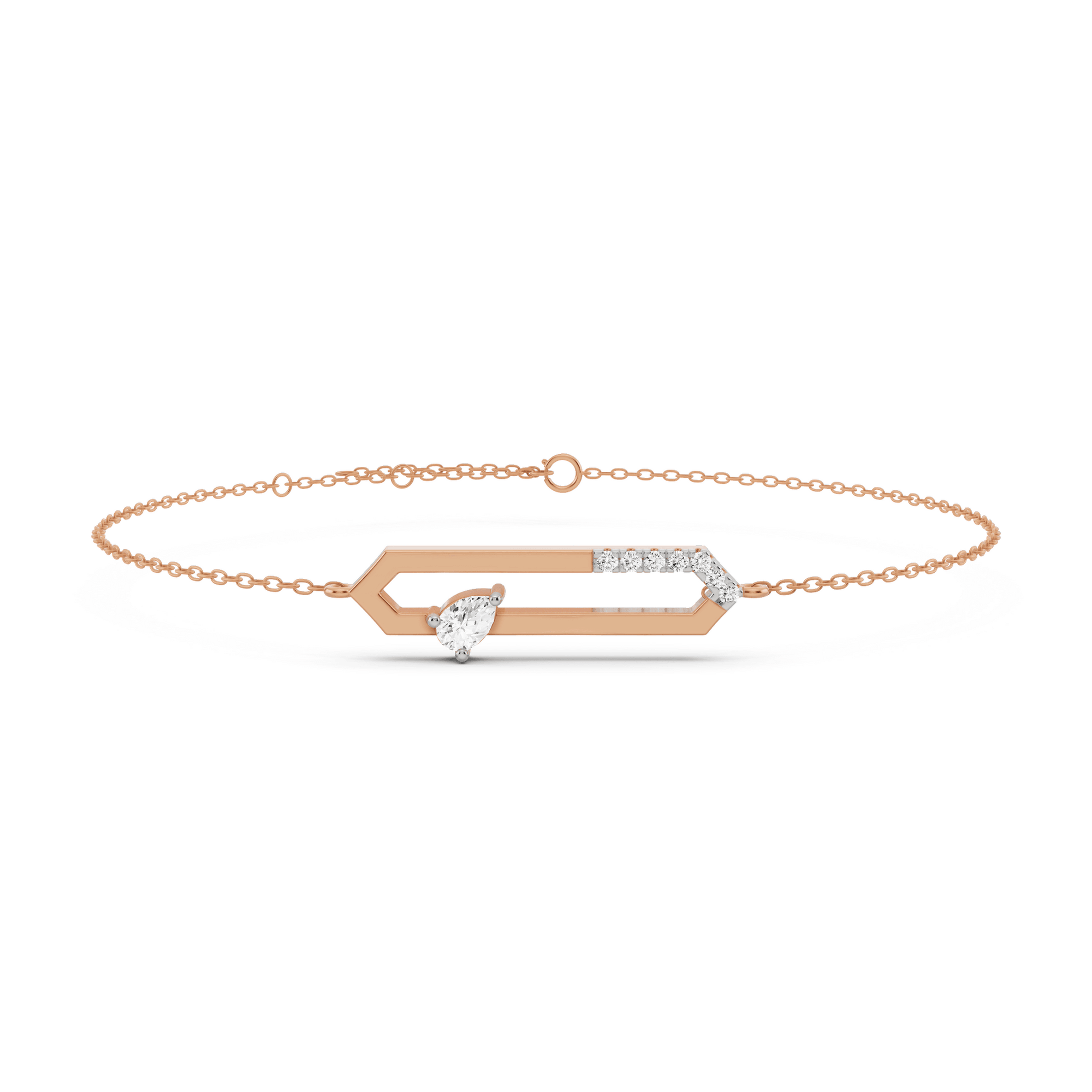 Seven Up Hexagonal Bracelet
