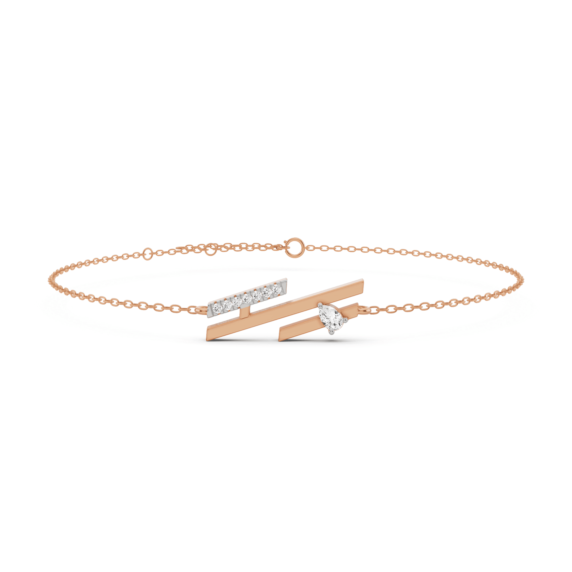 Seven Up Tri Bar Bracelet