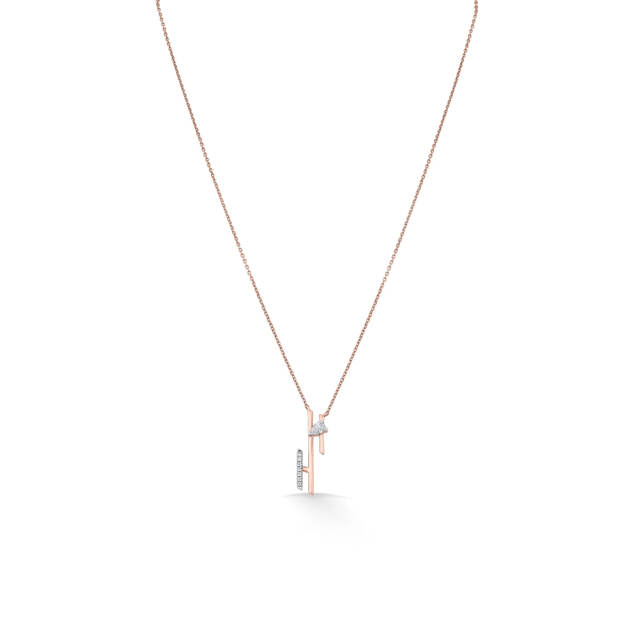 Seven Up Tri bar Pendant - Zen Diamond India