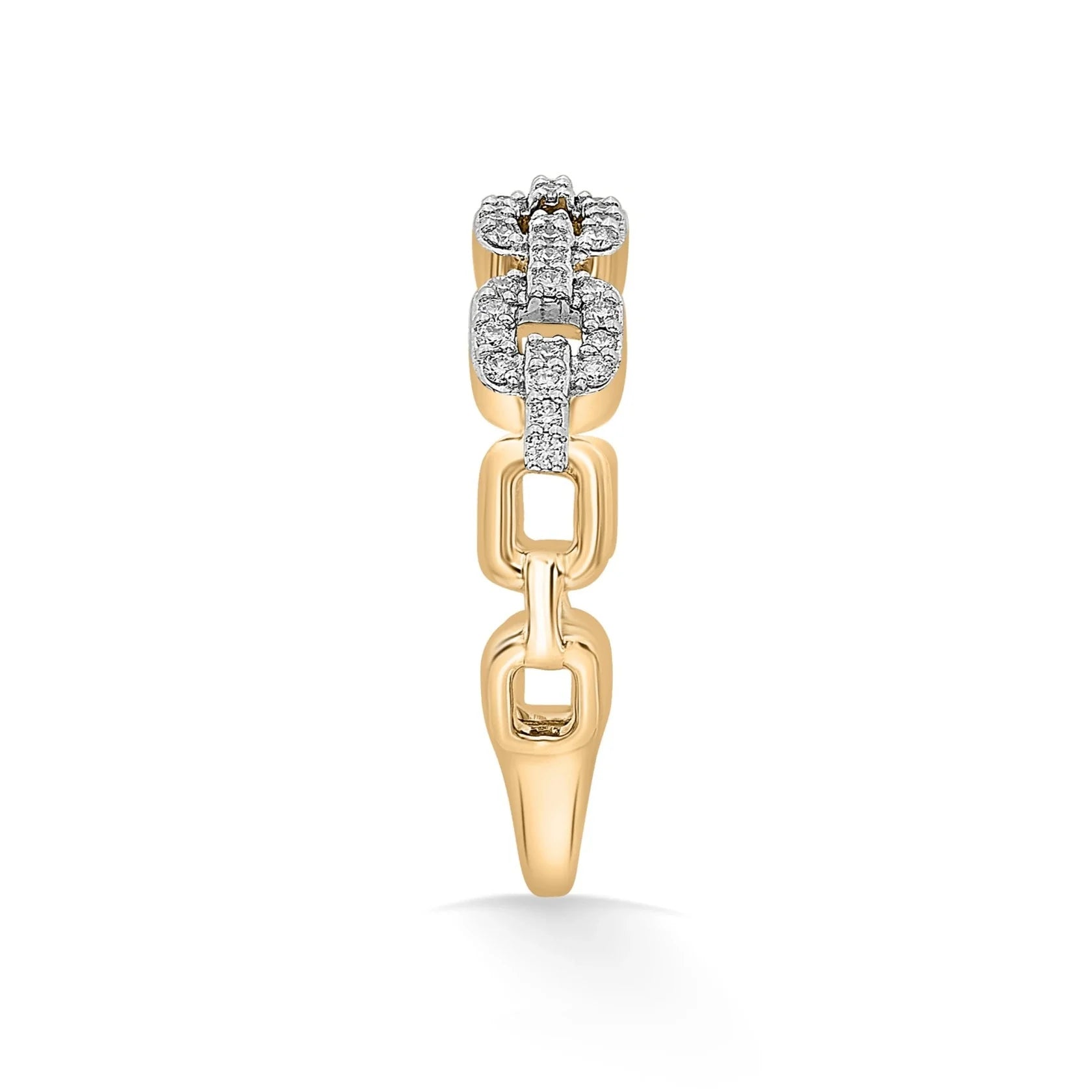 Golden Link Luxe Cuban Ring