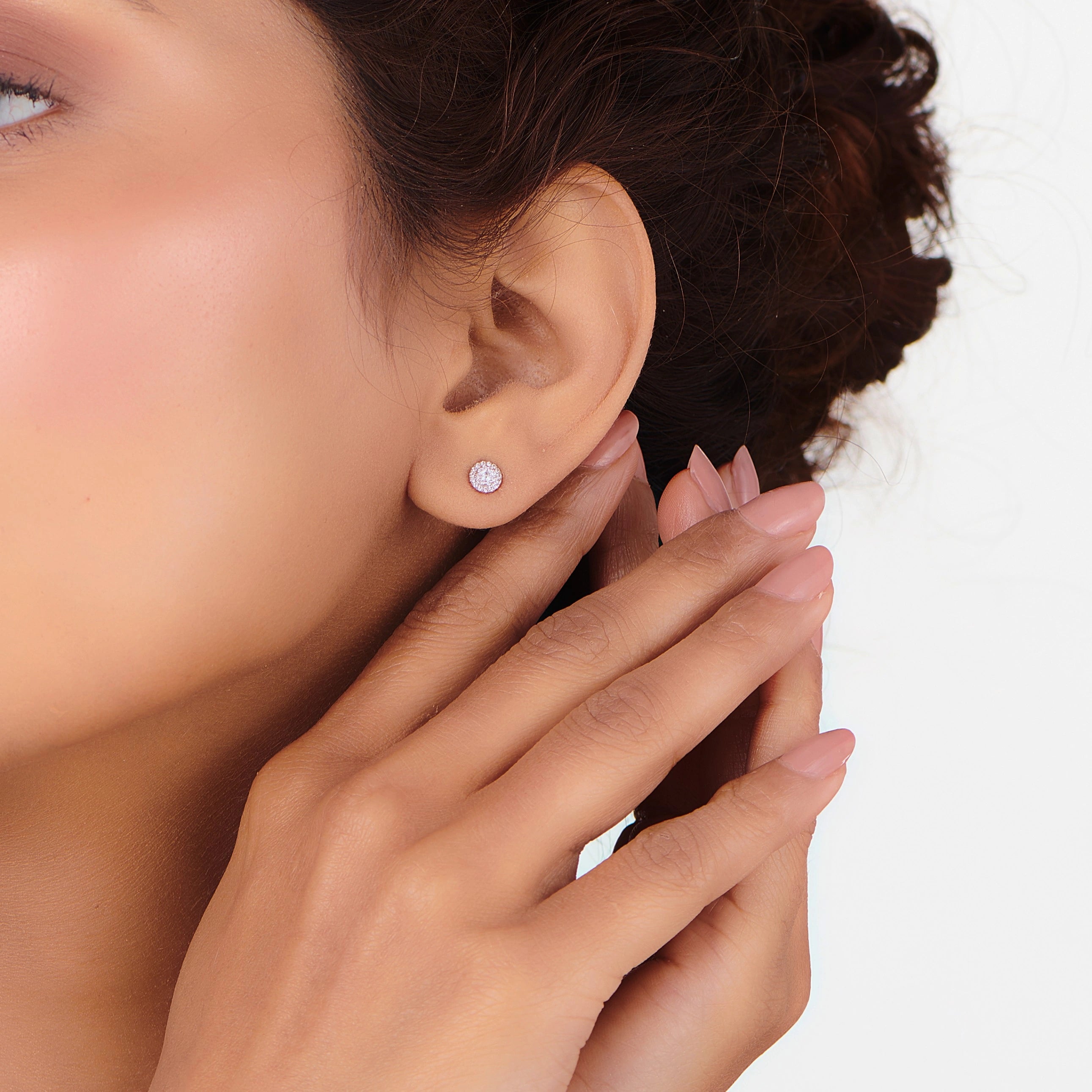 Deck Up Halo Bloom Studs - Zen Diamond India