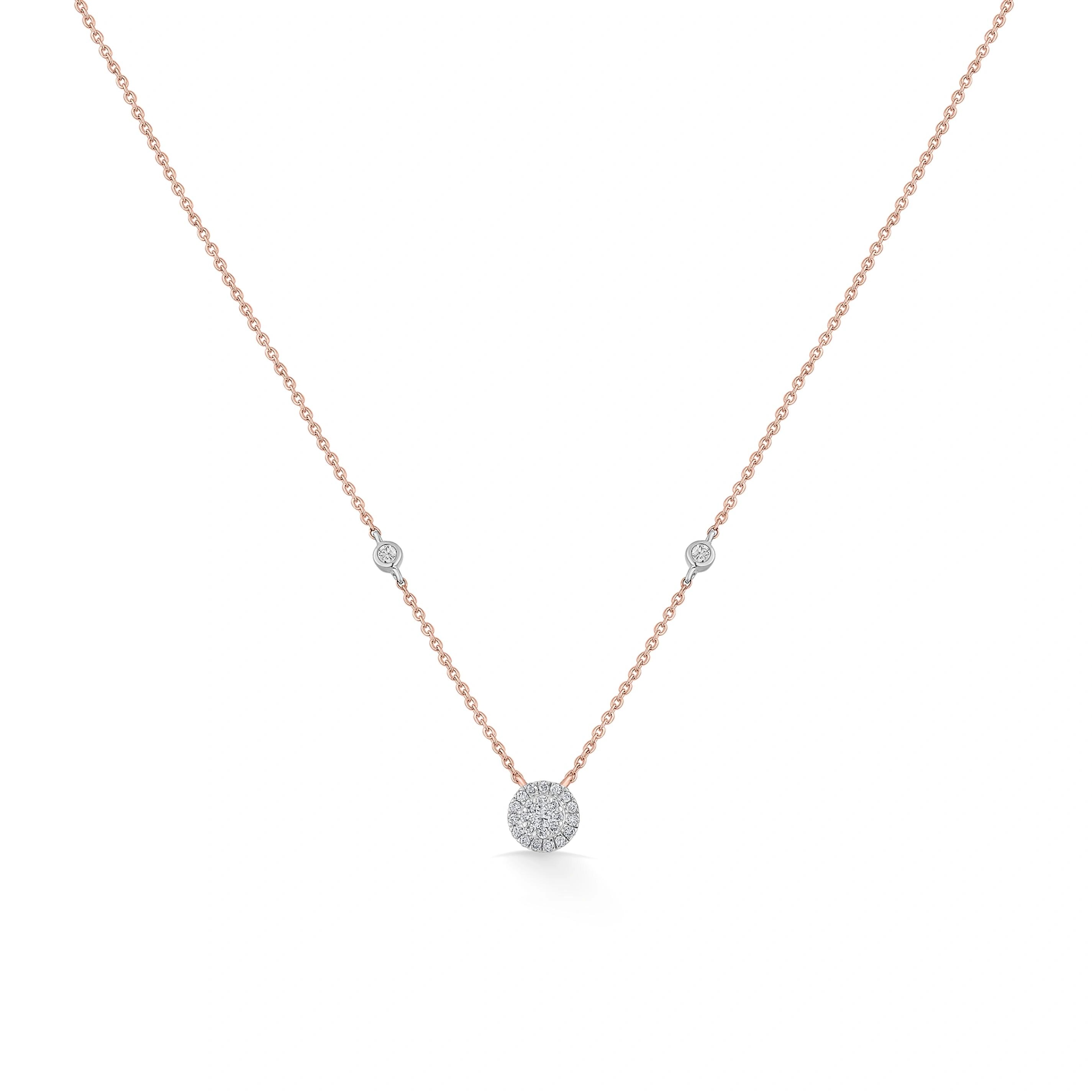 Deck Up Celestial Spark Round Diamond Pendant