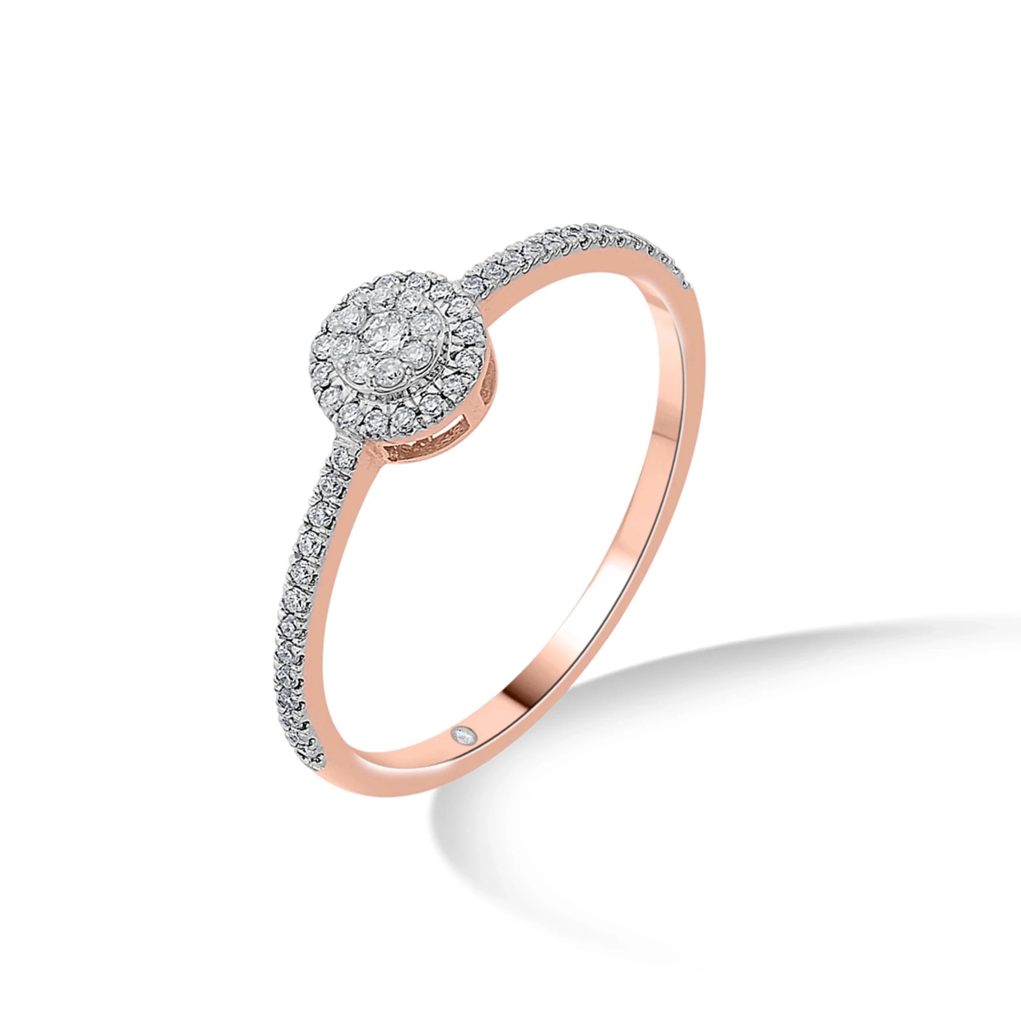 Celestial Halo Glam Ring - Zen Diamond India