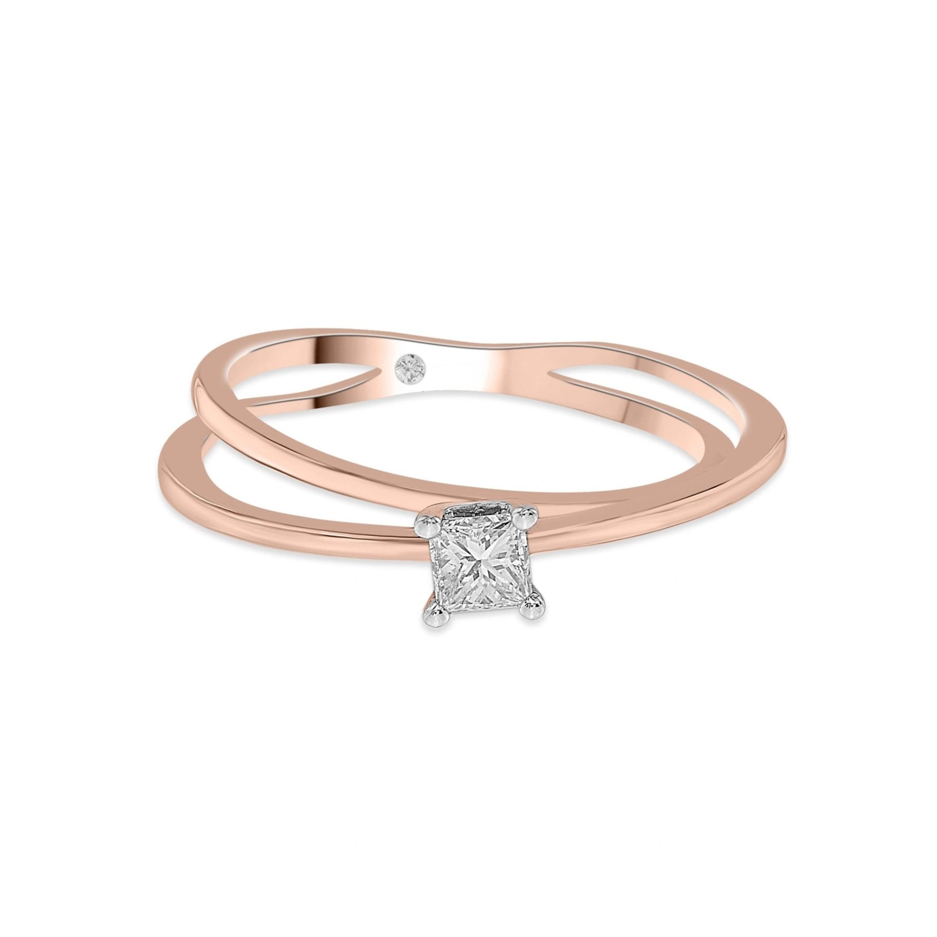 Zen Pirlanata Squared Infinity Ring - Zen Diamond India