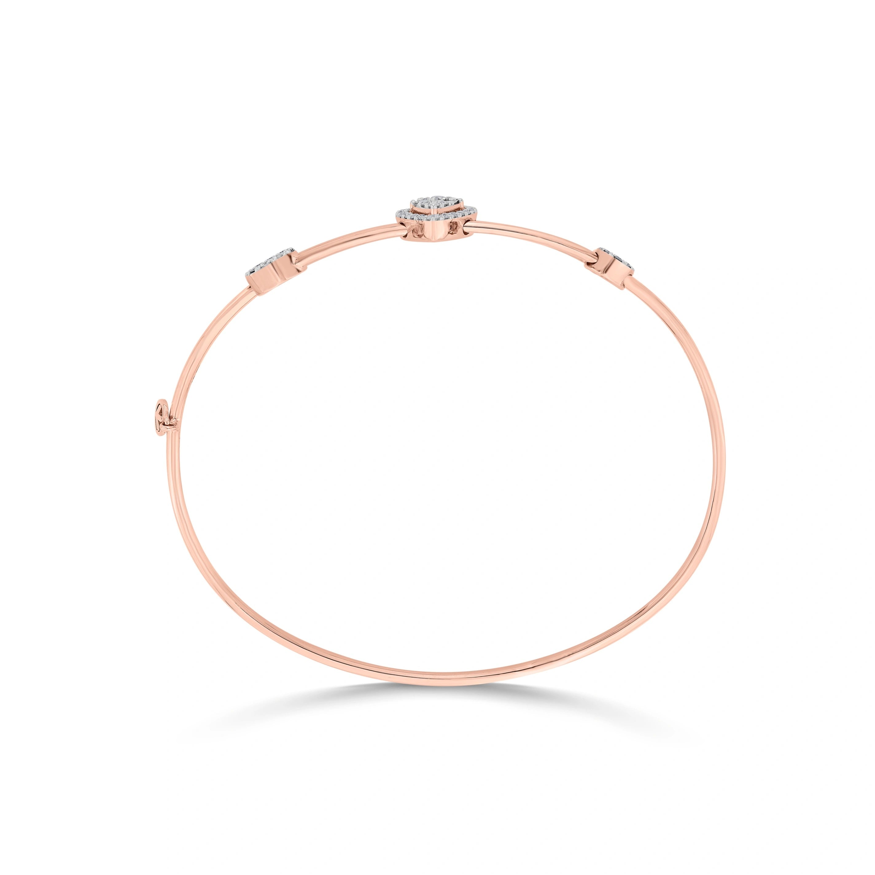 Trinity Diamond Orbit Bracelet - Zen Diamond India
