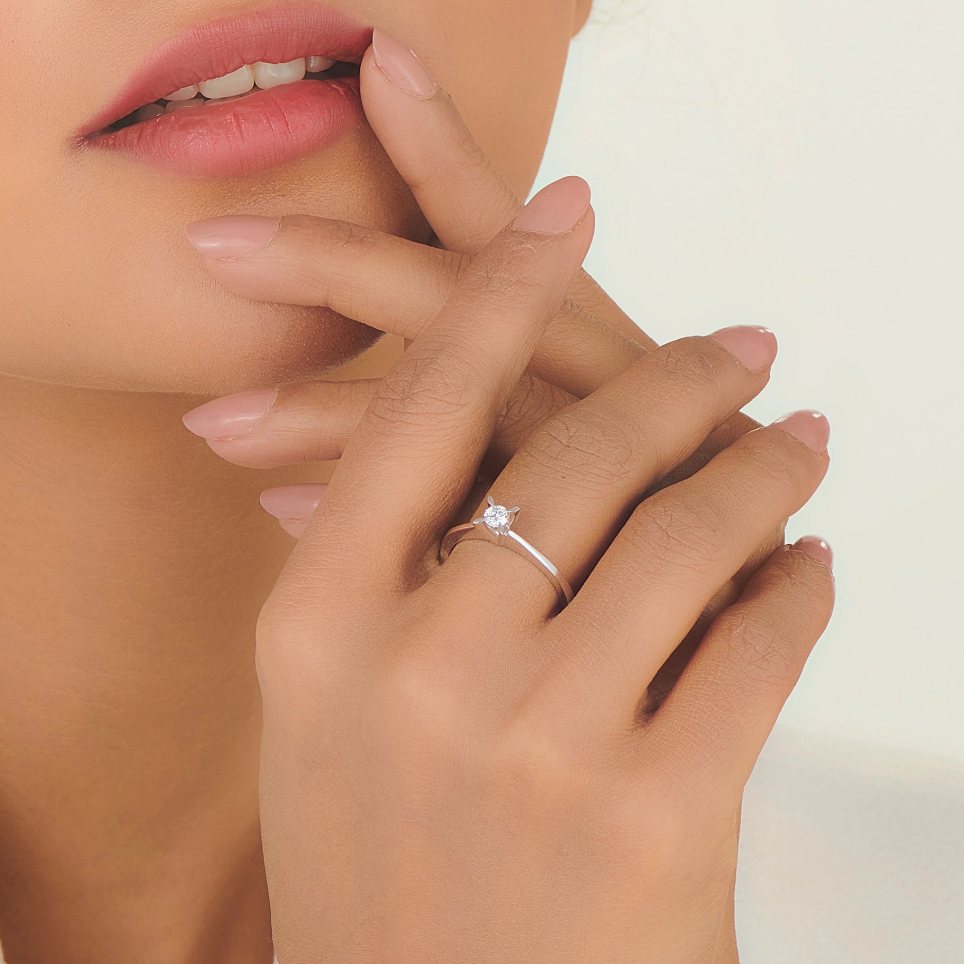 Zen Pirlanta Classic Solitaire Ring - Zen Diamond India