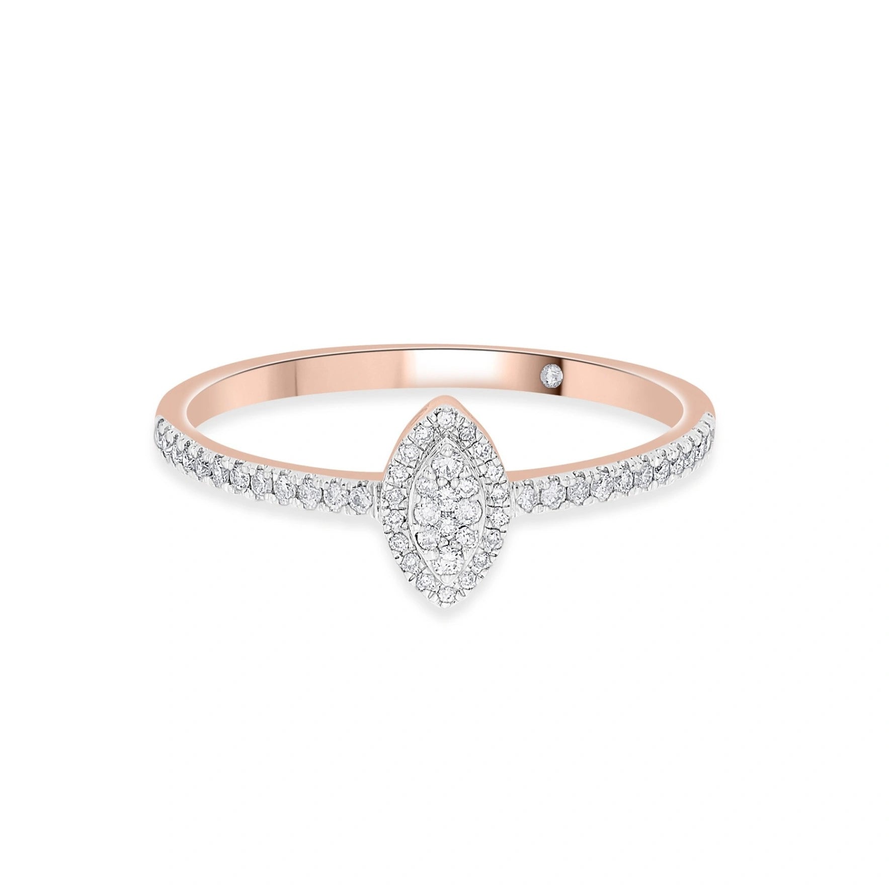 Marquise Mystique Halo Ring