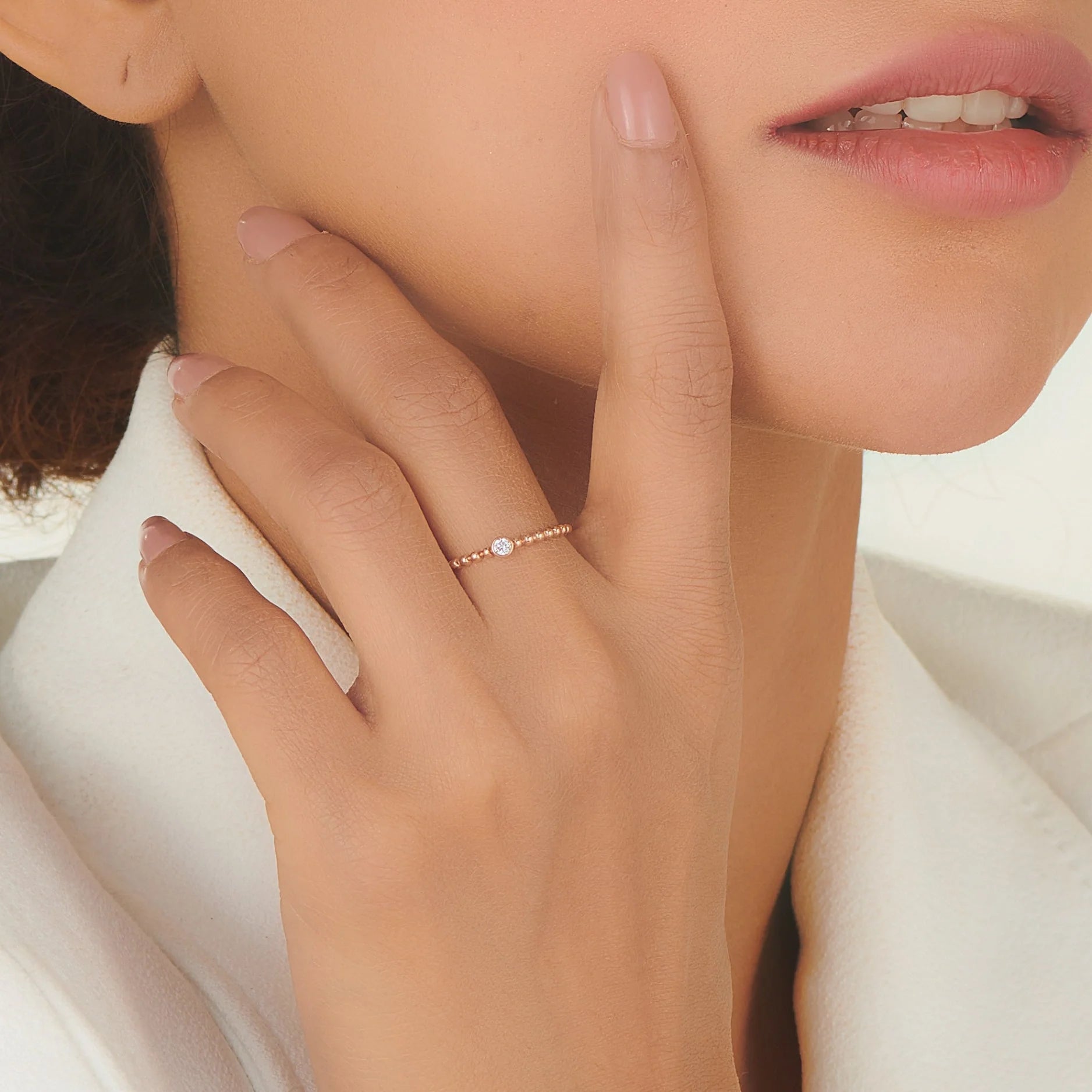 Boujee Orbital Luxe Sparkle Ring - Zen Diamond India