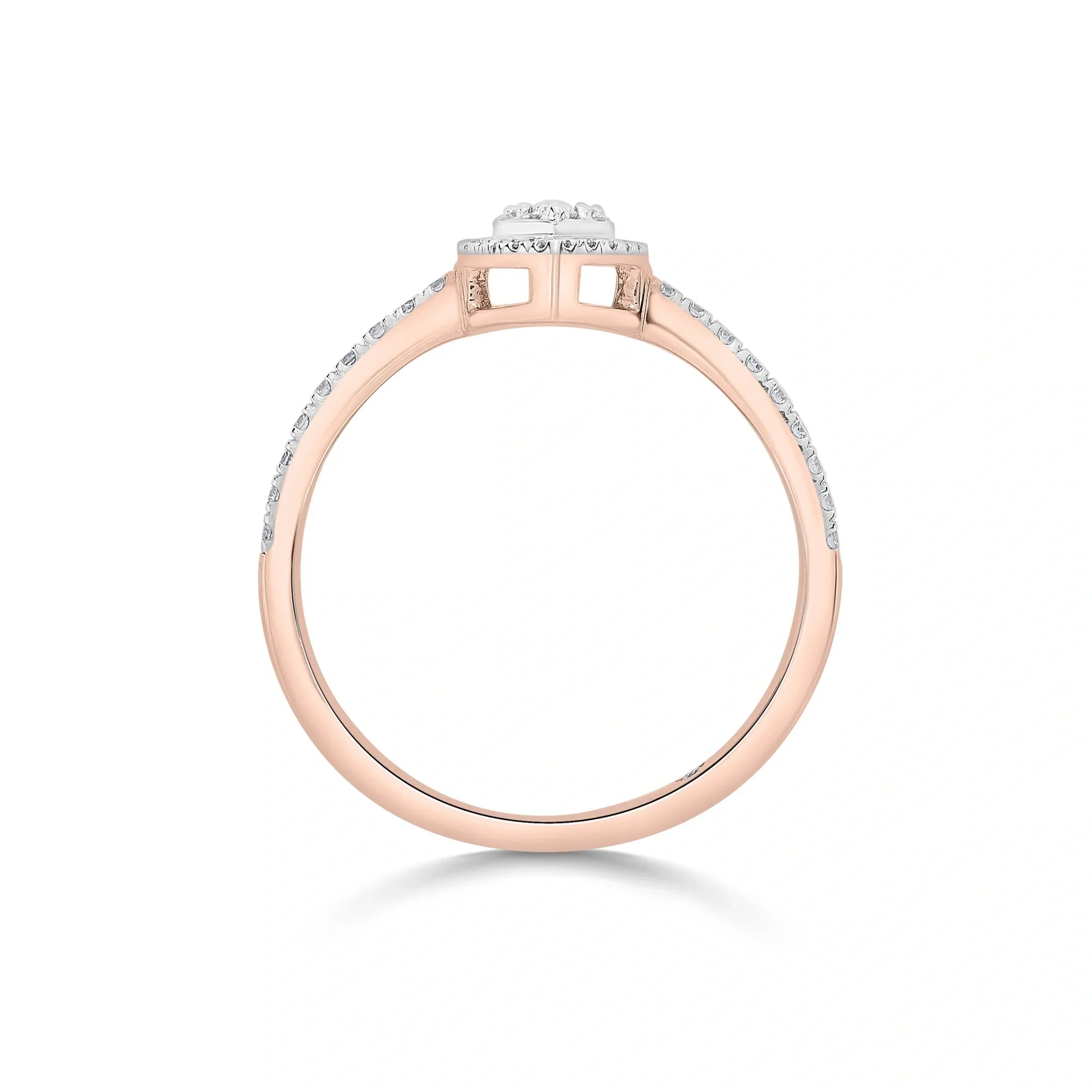 Trinity Celestial Bloom Diamond Ring - Zen Diamond India