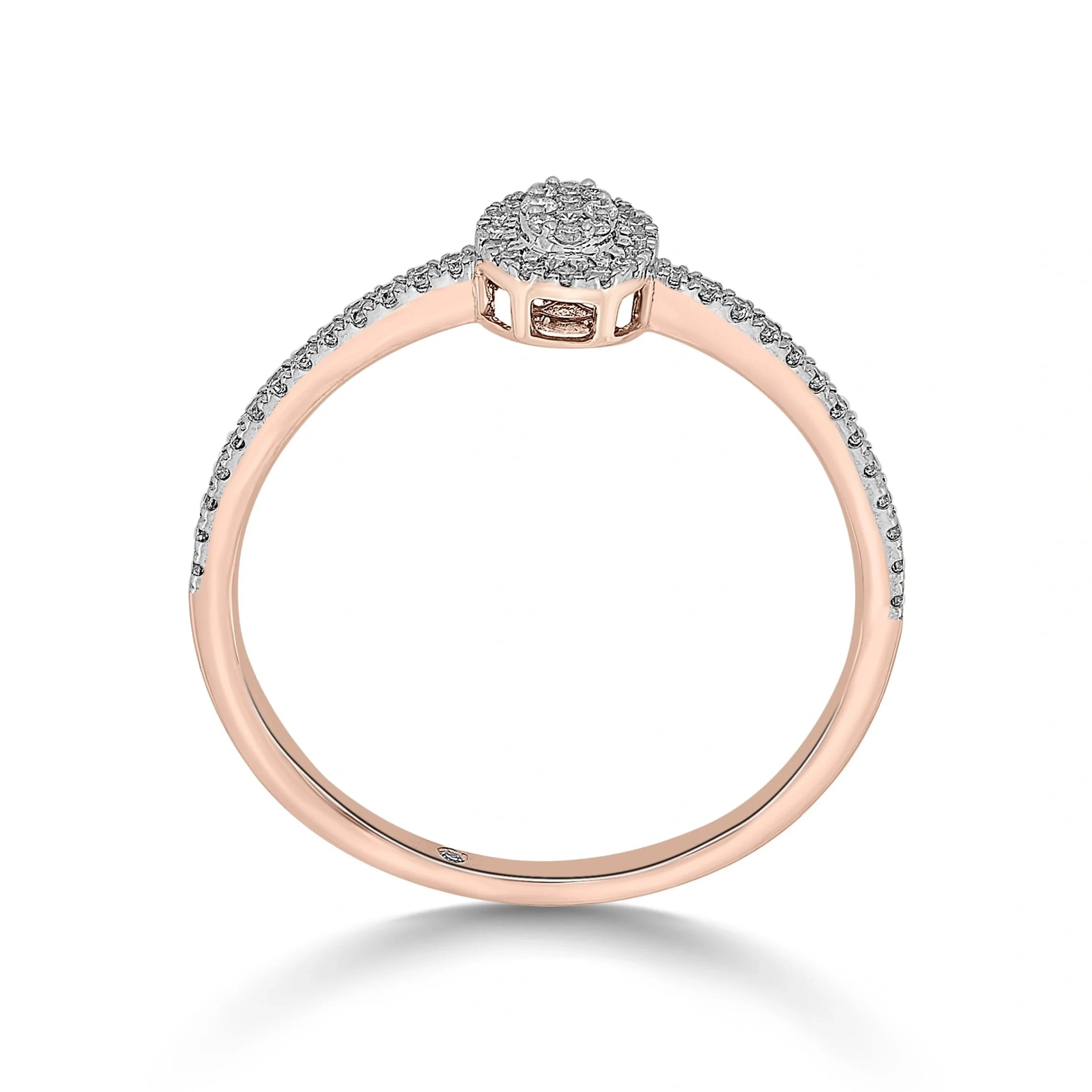 Luxe Vibe Charm Ring - Zen Diamond India