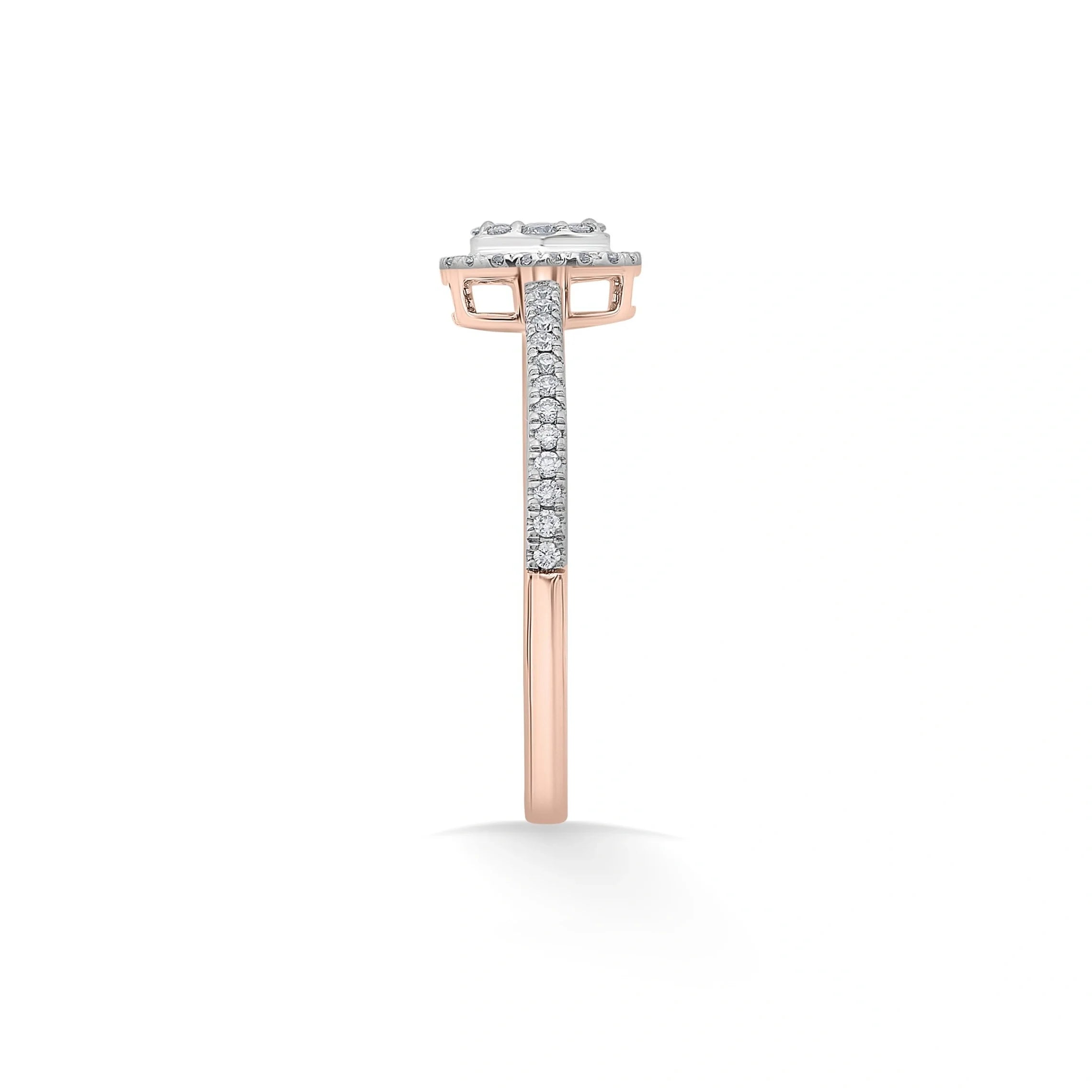 Gilded Glow Radiance Ring - Zen Diamond India