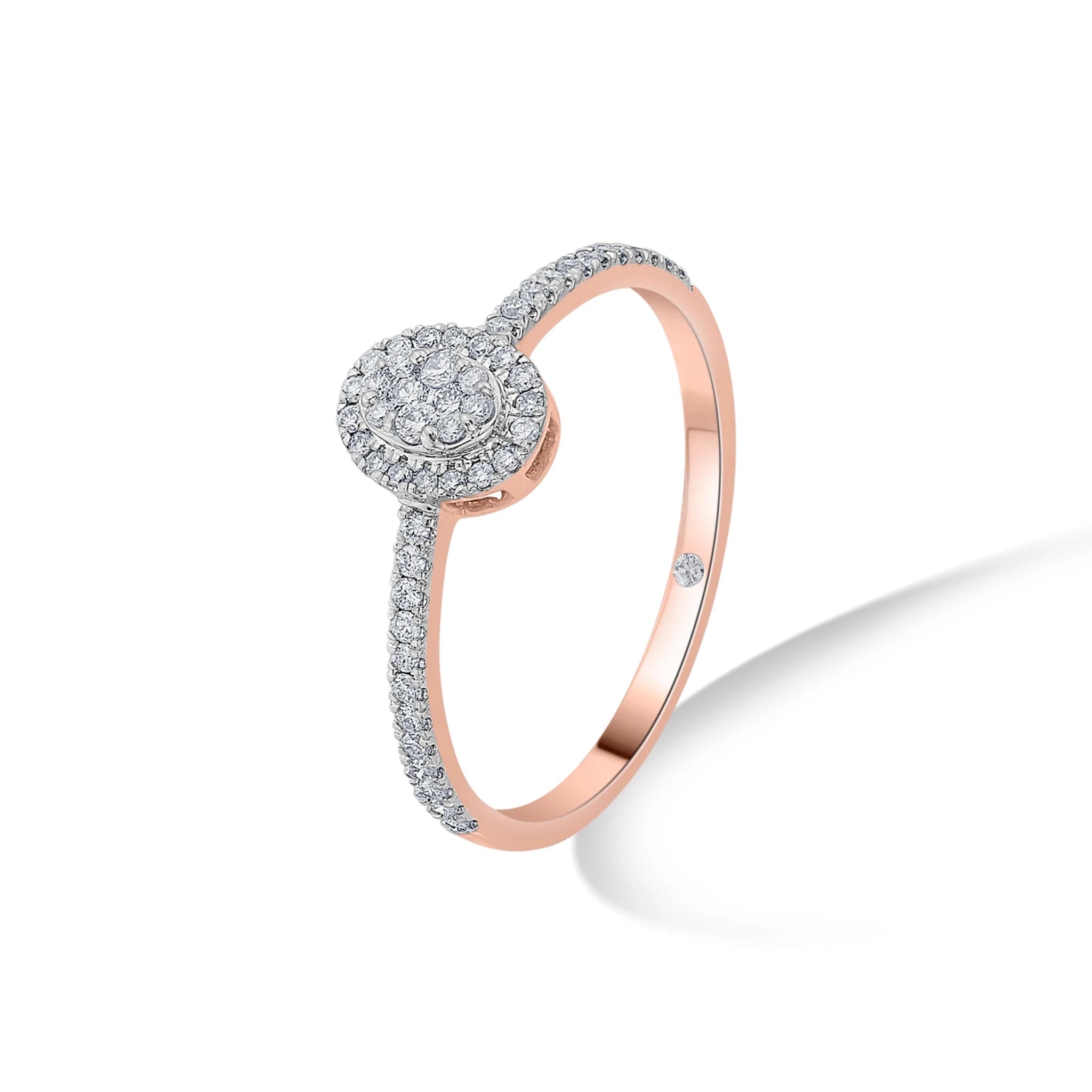 Gilded Glow Radiance Ring - Zen Diamond India