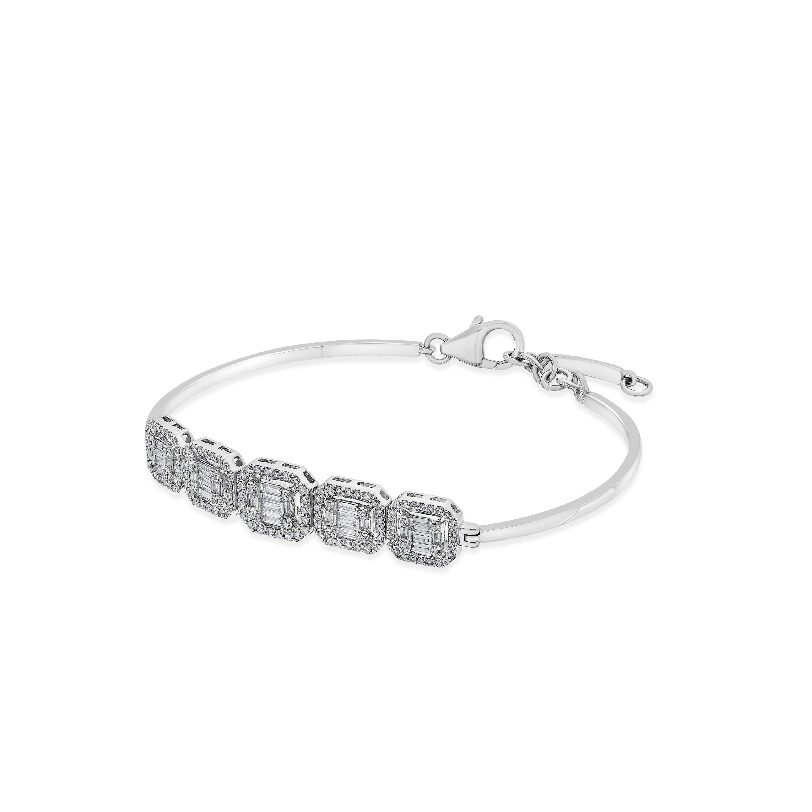 Baguette Quinfecta Bracelet - Zen Diamond India