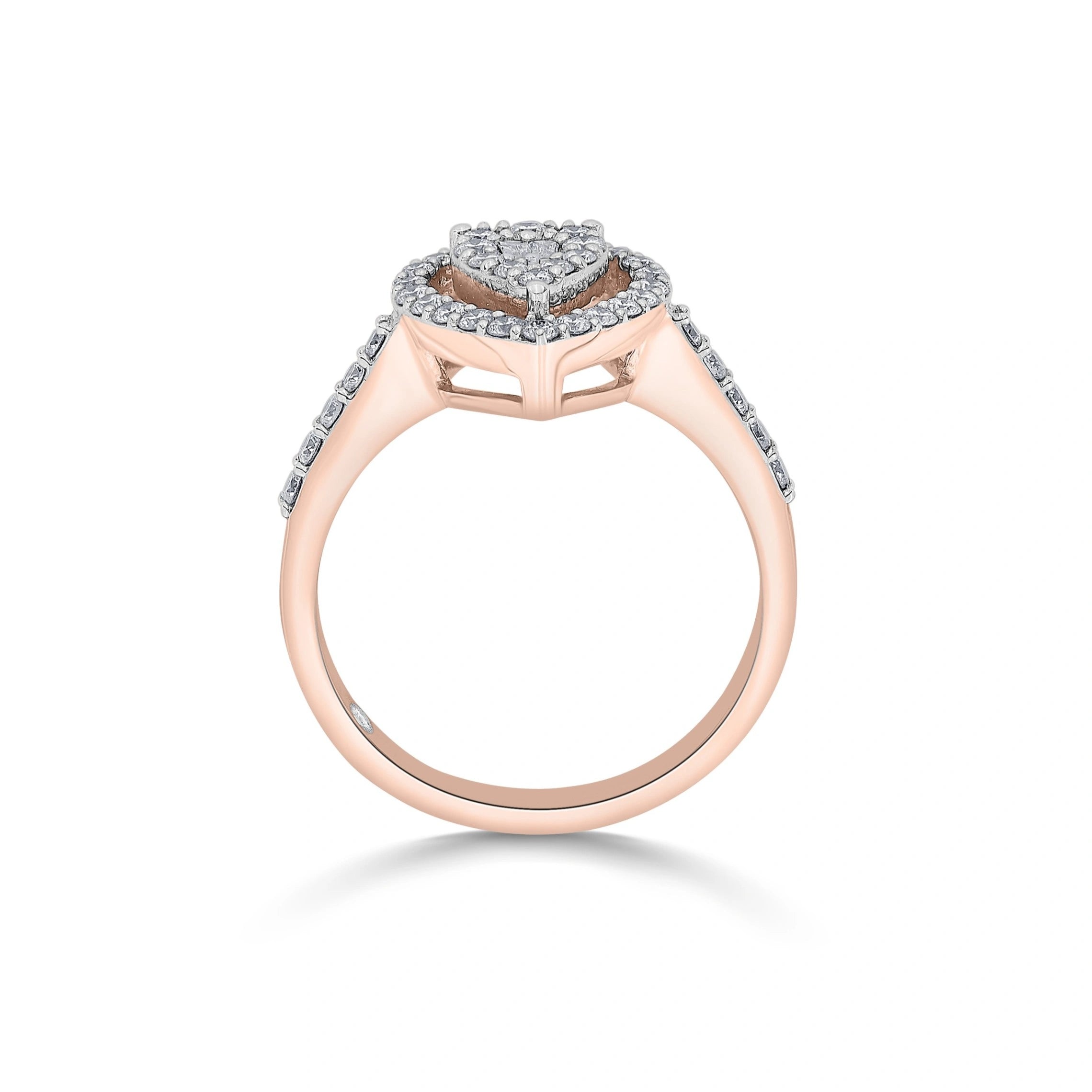 Radiant Teardrop Majesty Ring - Zen Diamond India