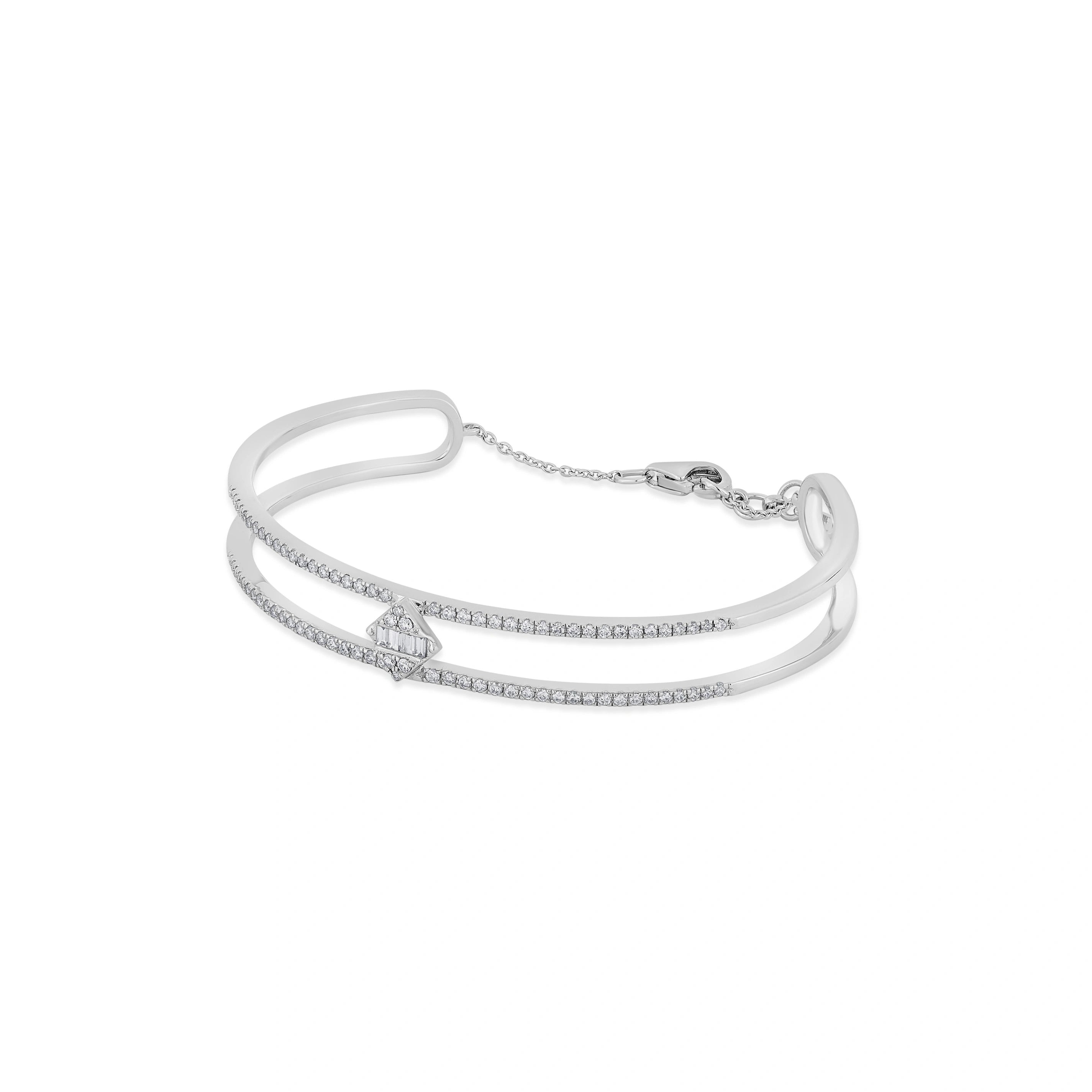 Enchante Clover Streamline Bracelet - Zen Diamond India