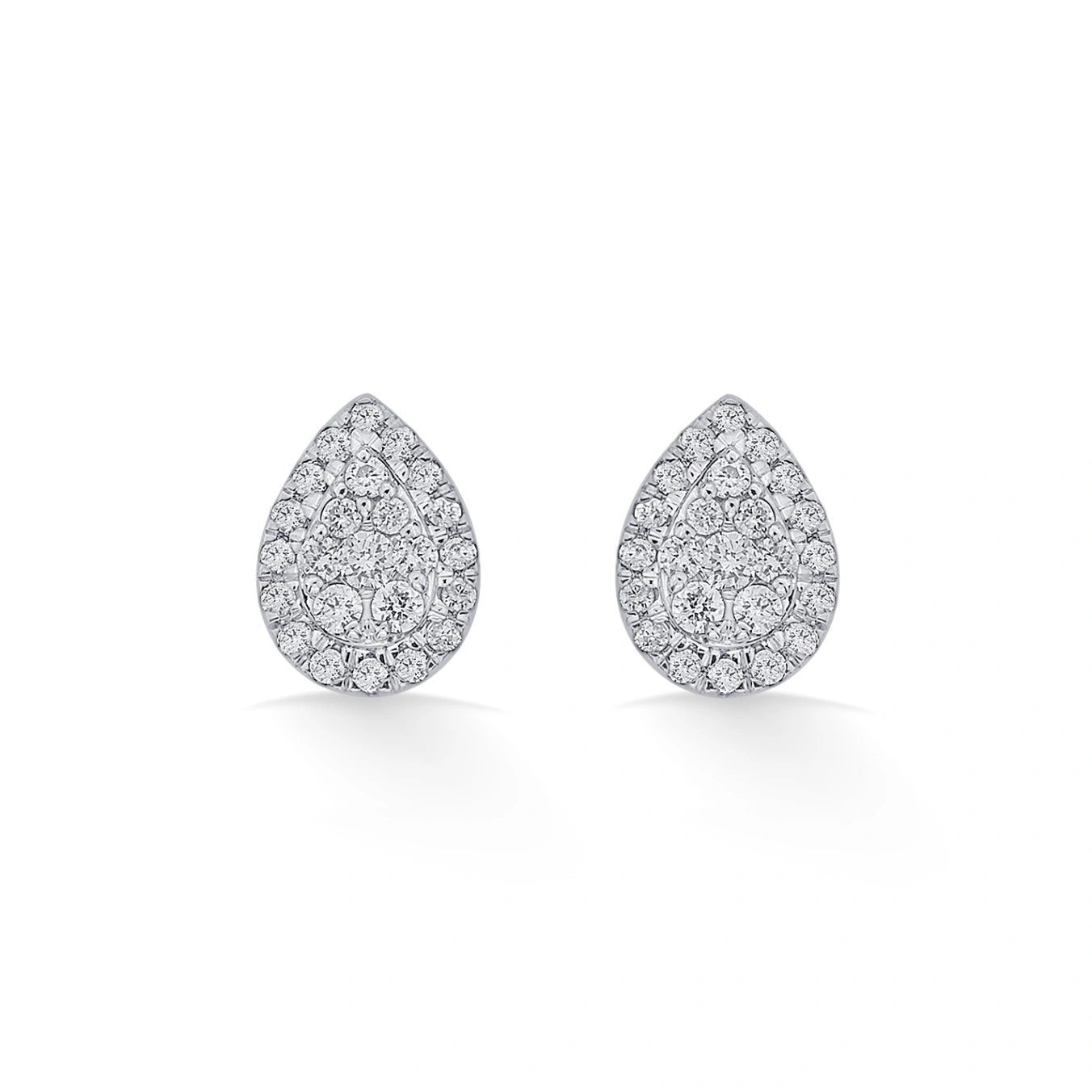Deck Up Gleam Dewdrop Studs - Zen Diamond India