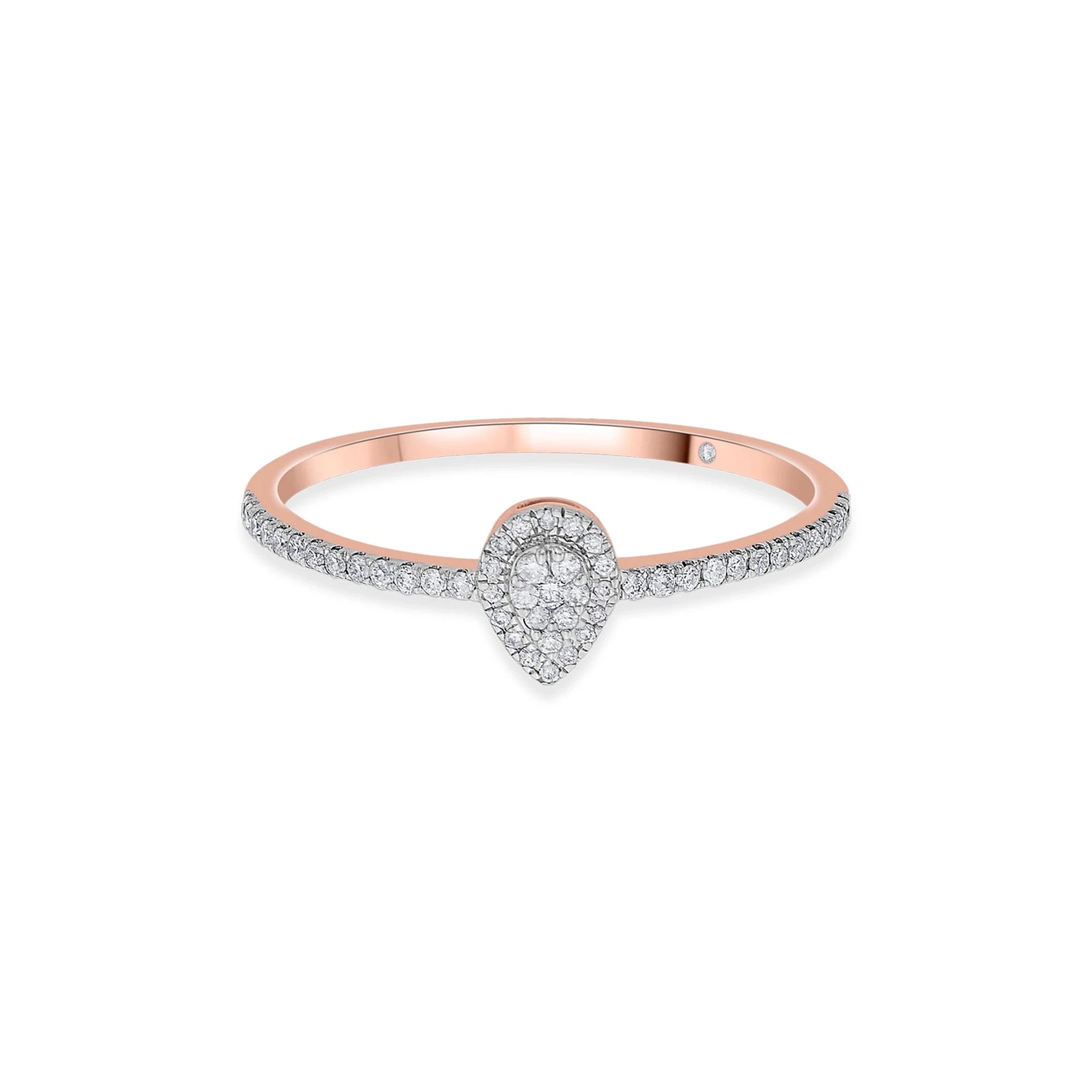 Sparkle Drop Bliss Ring - Zen Diamond India