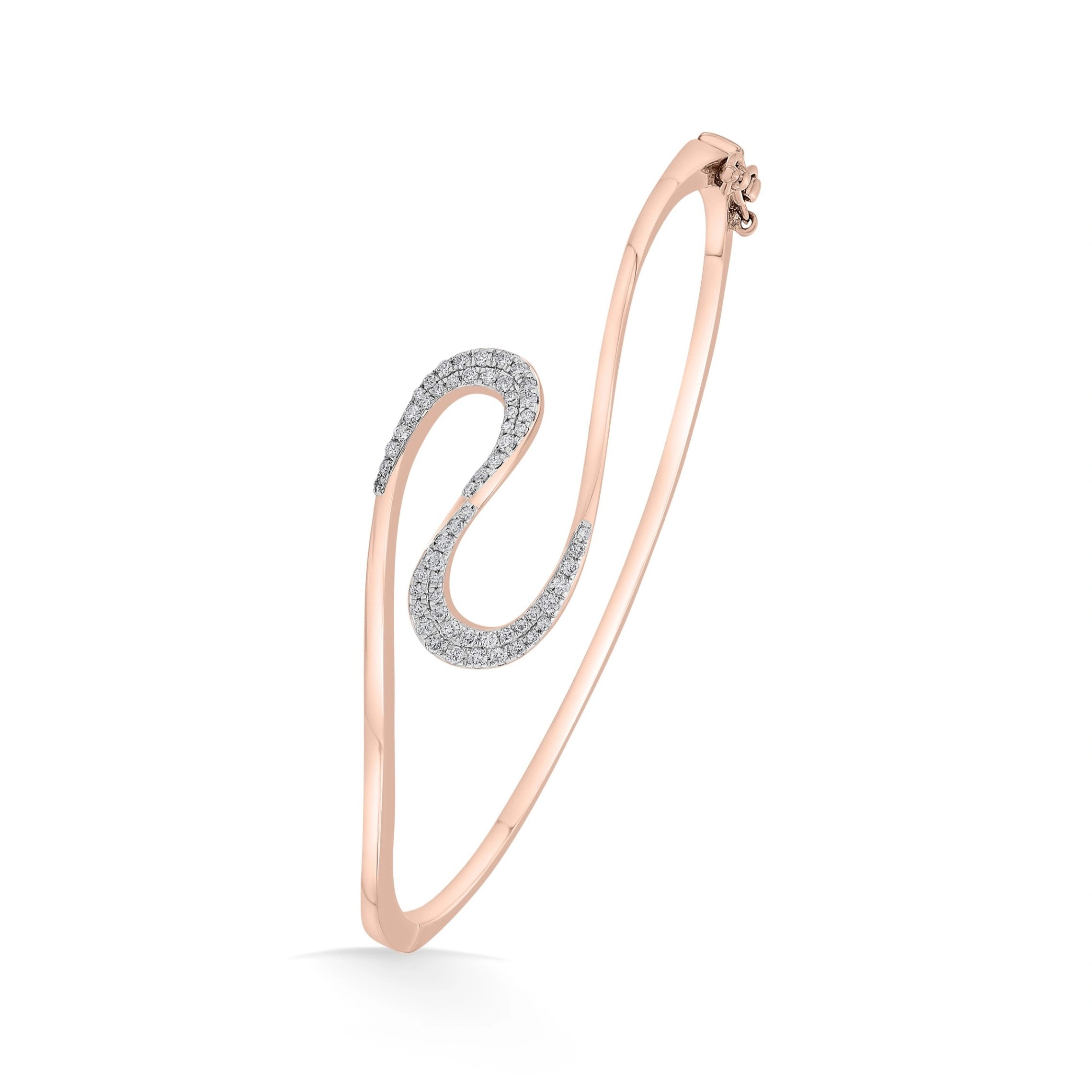 Sassy S-Curve Diamond Sparkle Bracelet