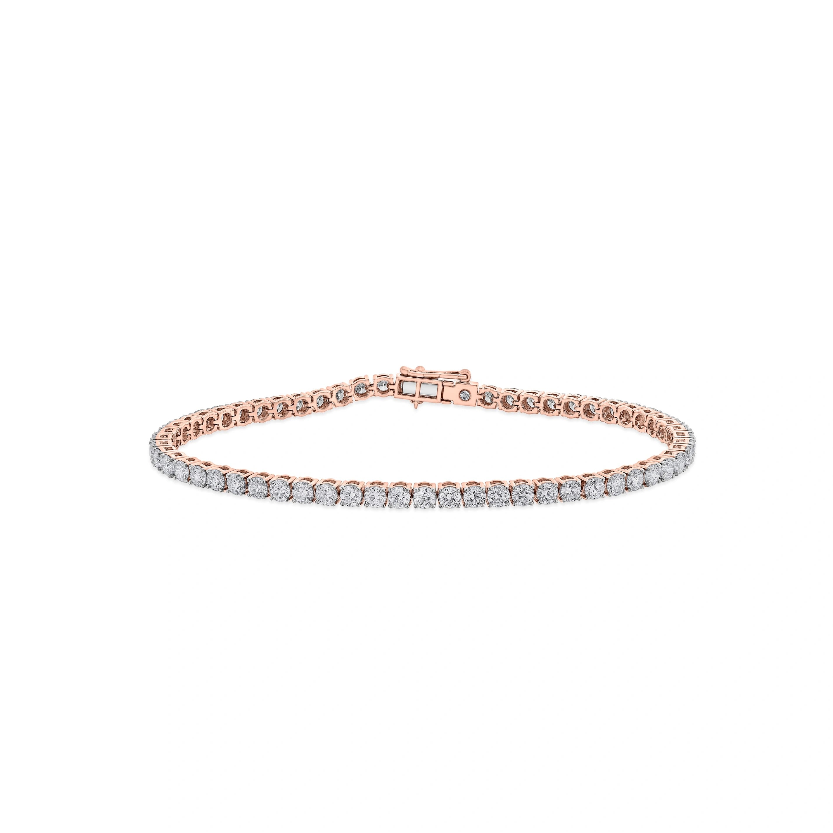 Solitaire Midnight Glow Line Bracelet - Zen Diamond India