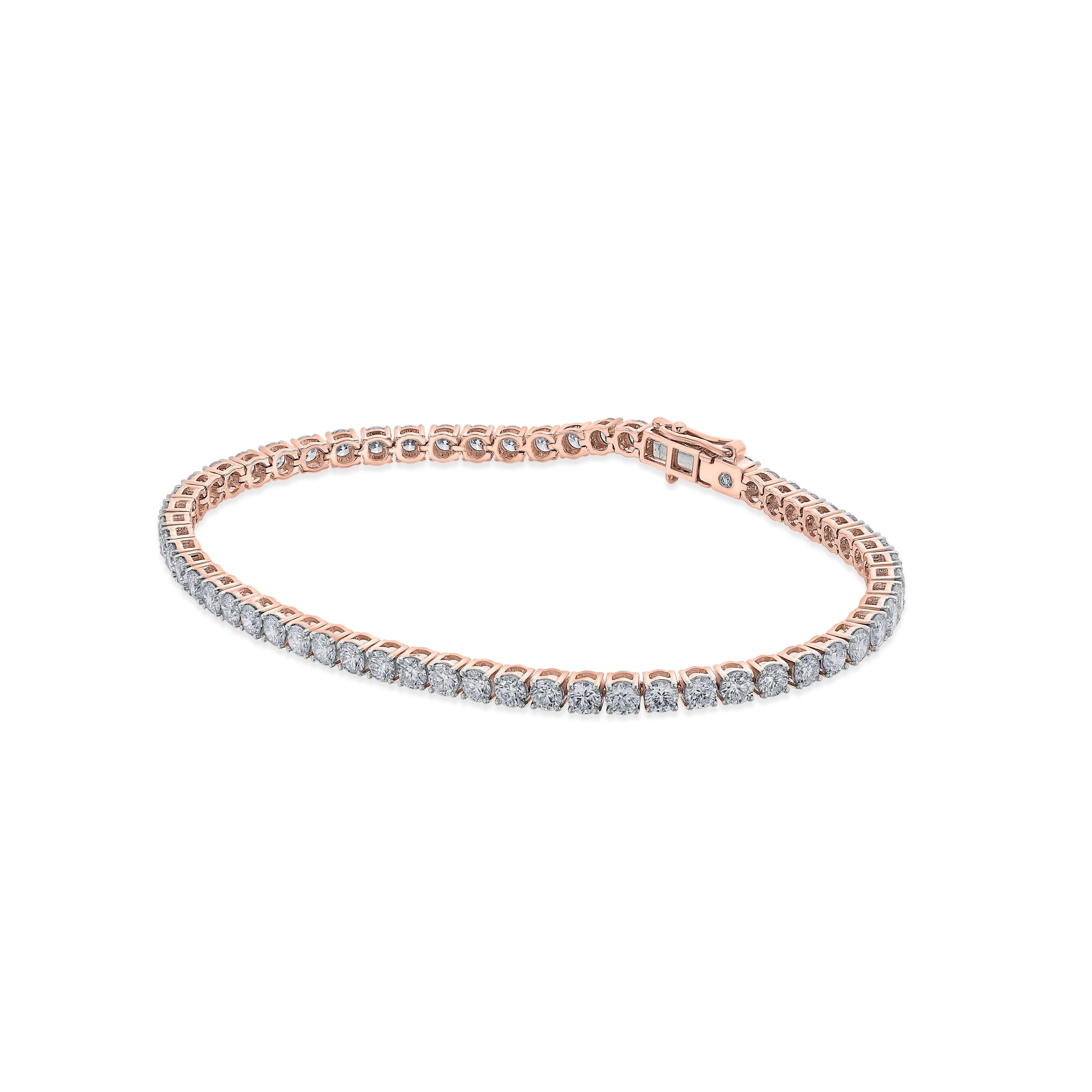 Solitaire Midnight Glow Line Bracelet - Zen Diamond India