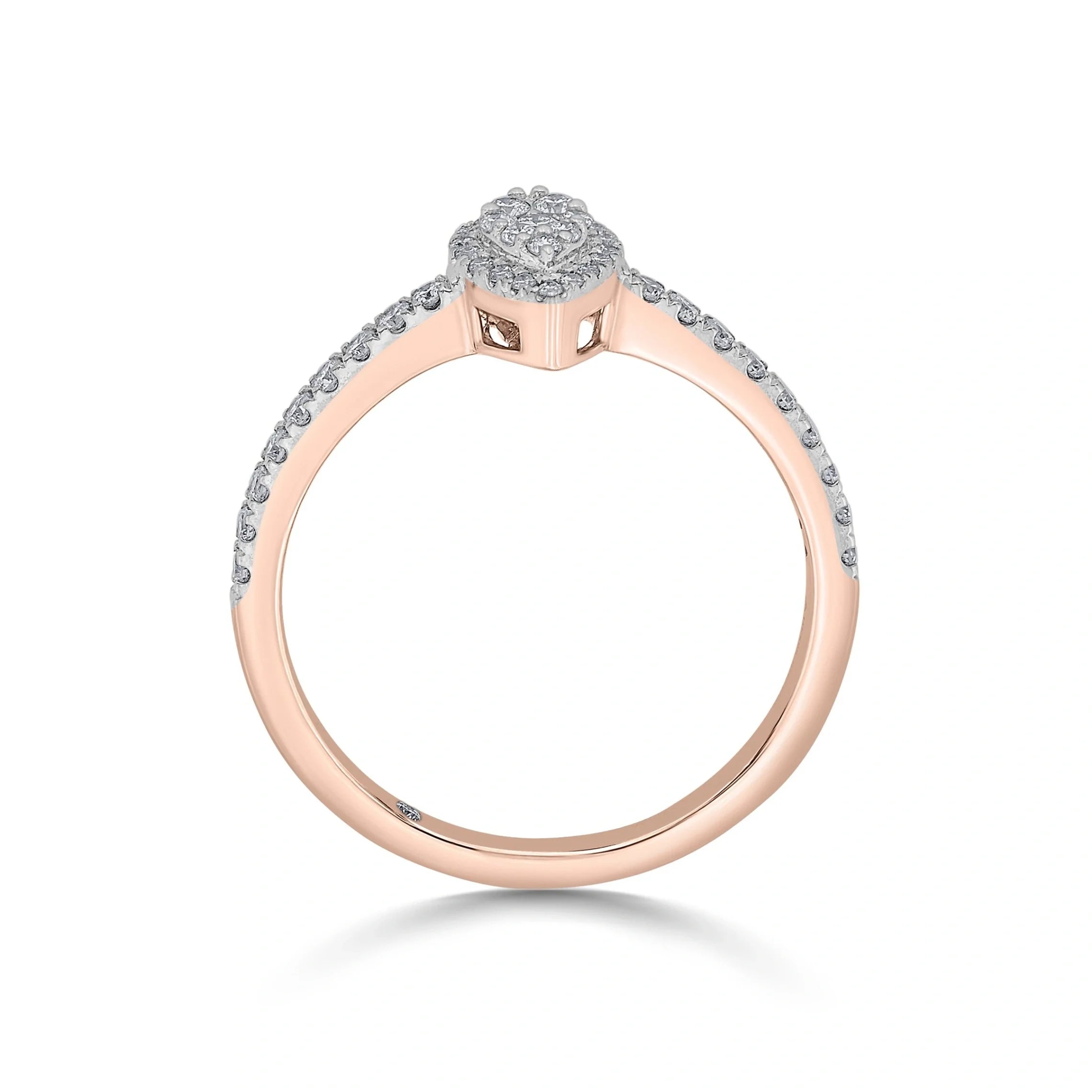 Dazzling Dewdrop Delight Ring - Zen Diamond India