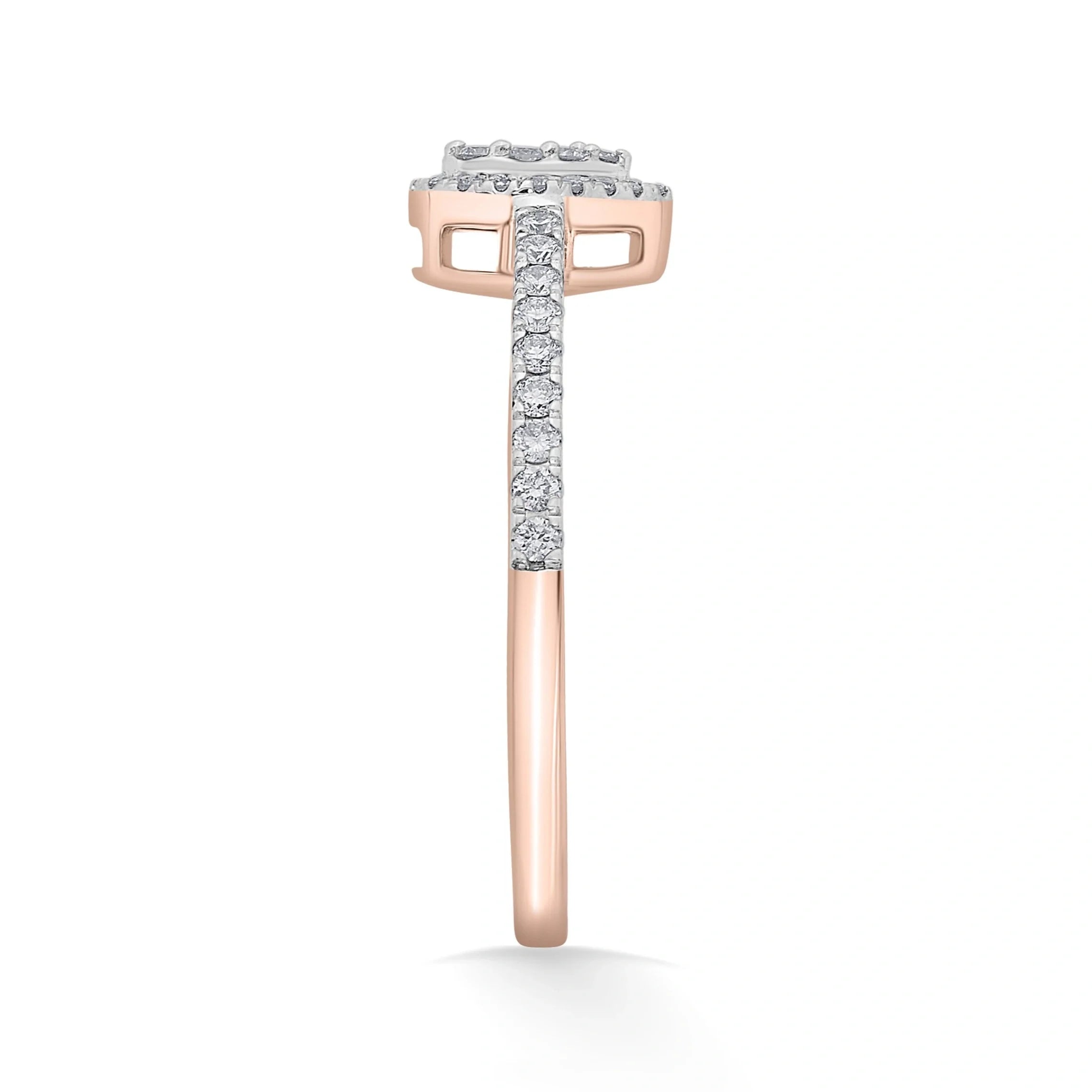 Dazzling Dewdrop Delight Ring - Zen Diamond India