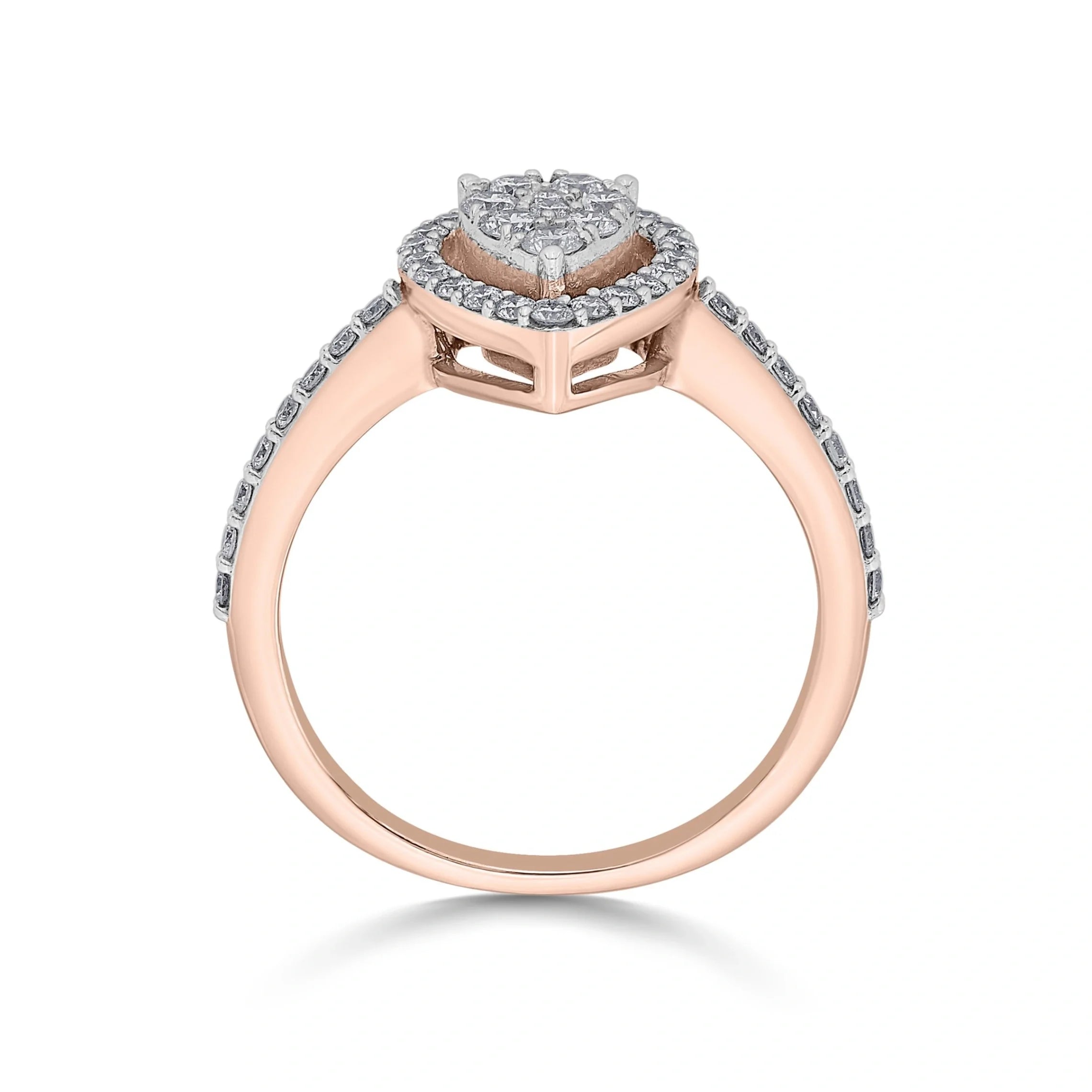Sassy Twinkle Tear Luxe Ring - Zen Diamond India