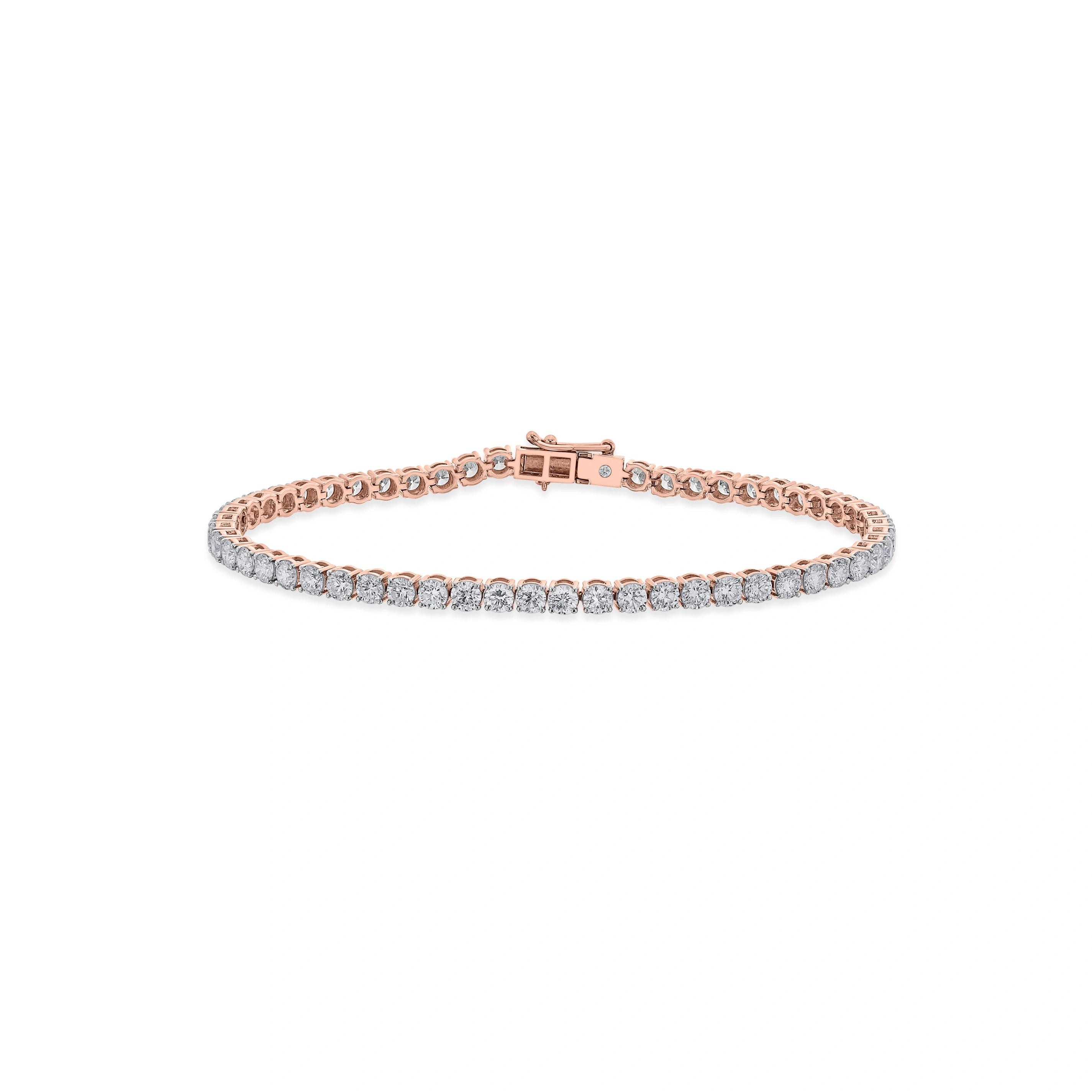 Solitaire Rose Radiance Bracelet - Zen Diamond India